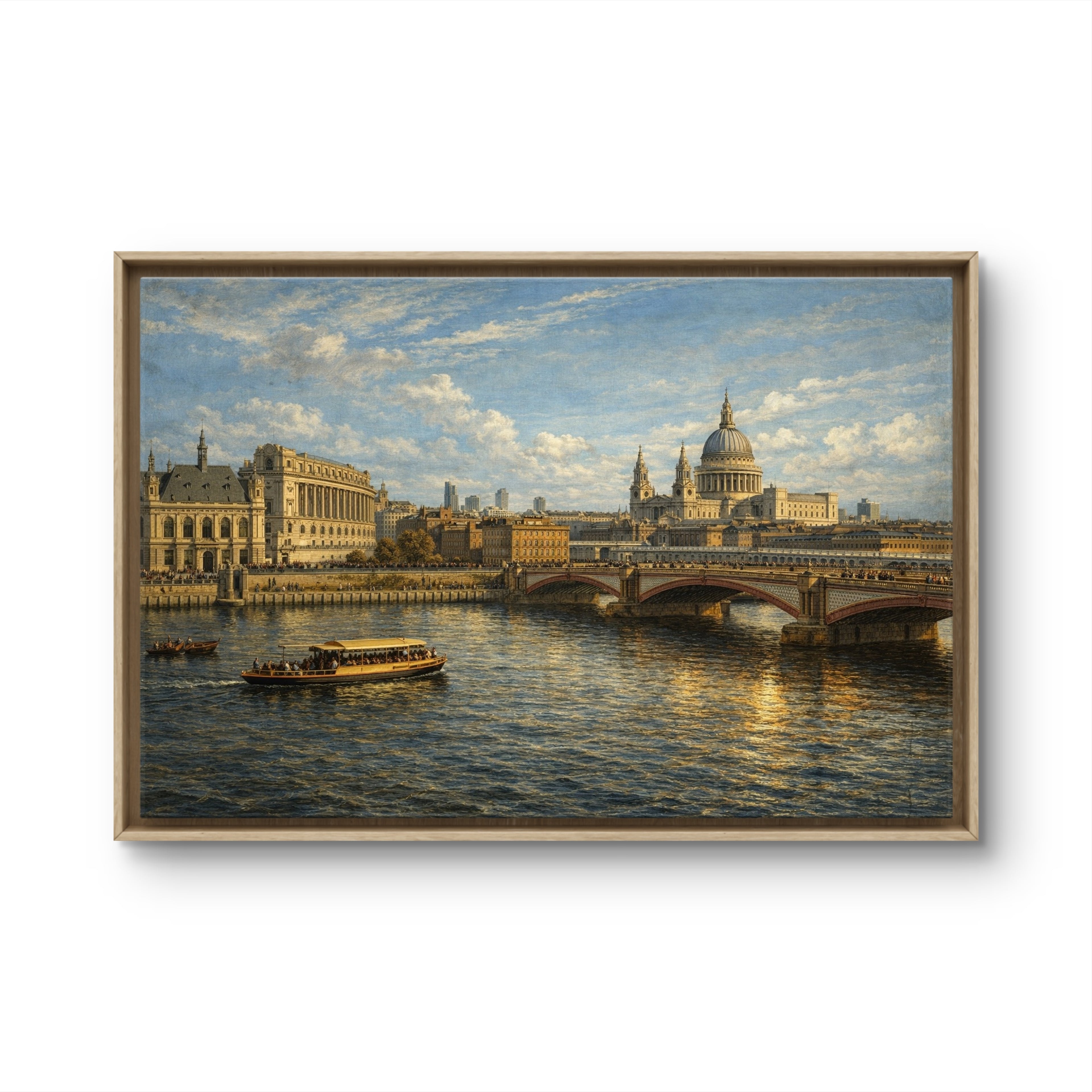 St. Paul’s from the South Bank, School of Canaletto