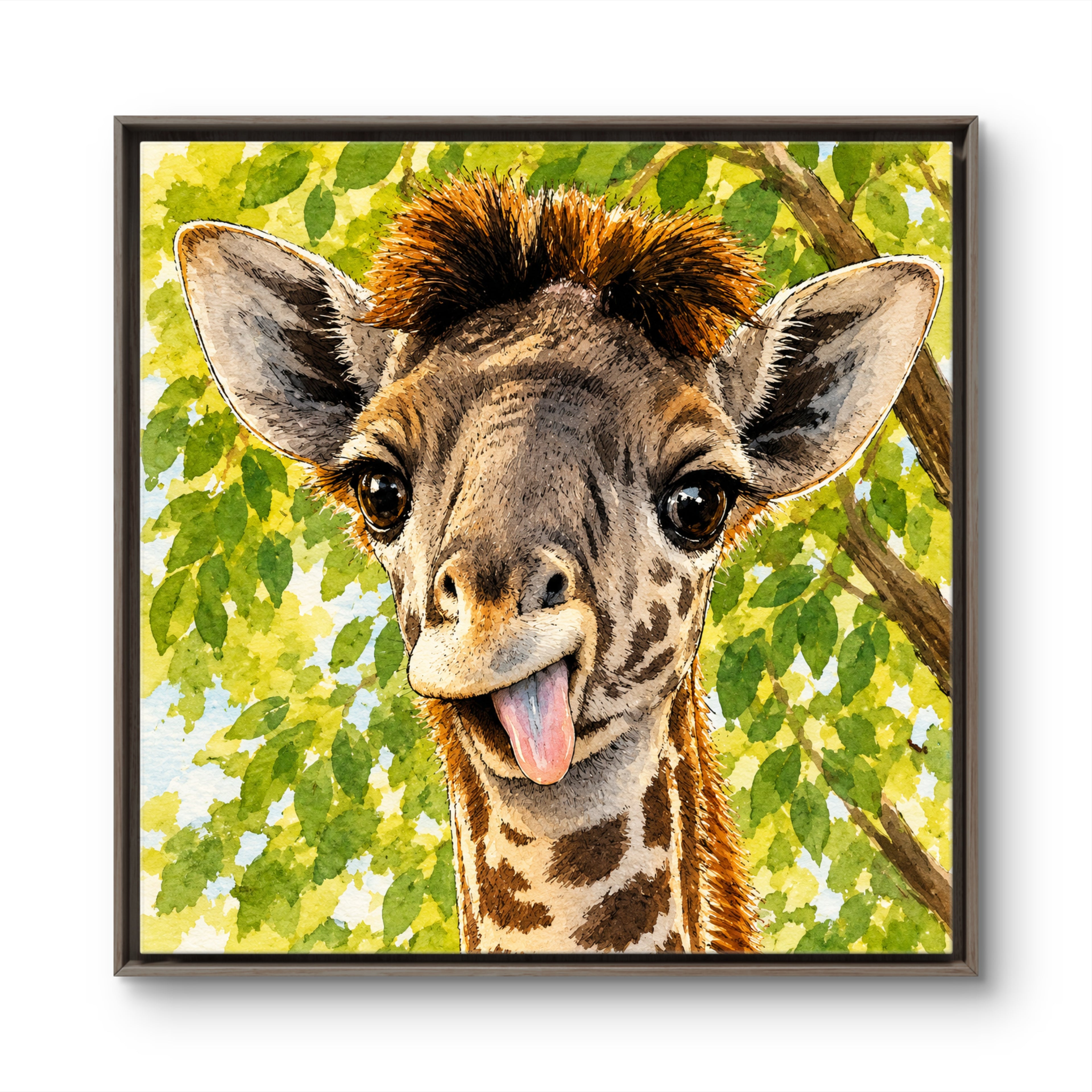 Baby Giraffe Fine Art Print — Nursery & Children's Room Wall Art