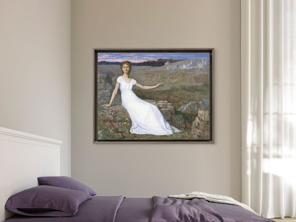 Pierre Puvis de Chavannes Hope 1872 - Symbolist Masterpiece