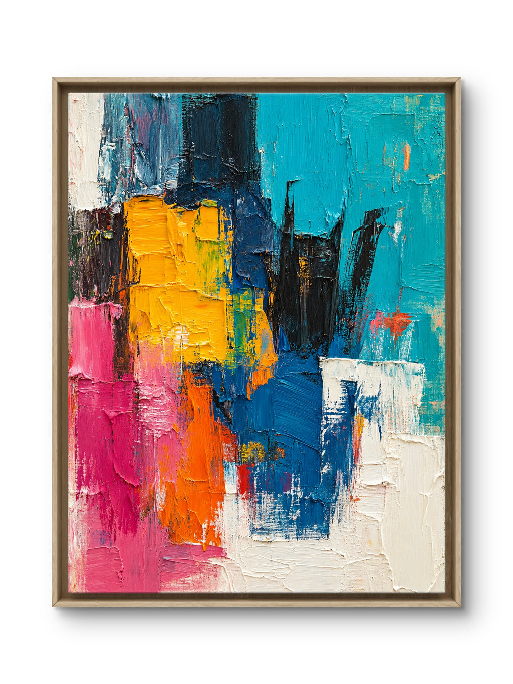 Julio Abstraction - A Study in Colour and Rhythm
