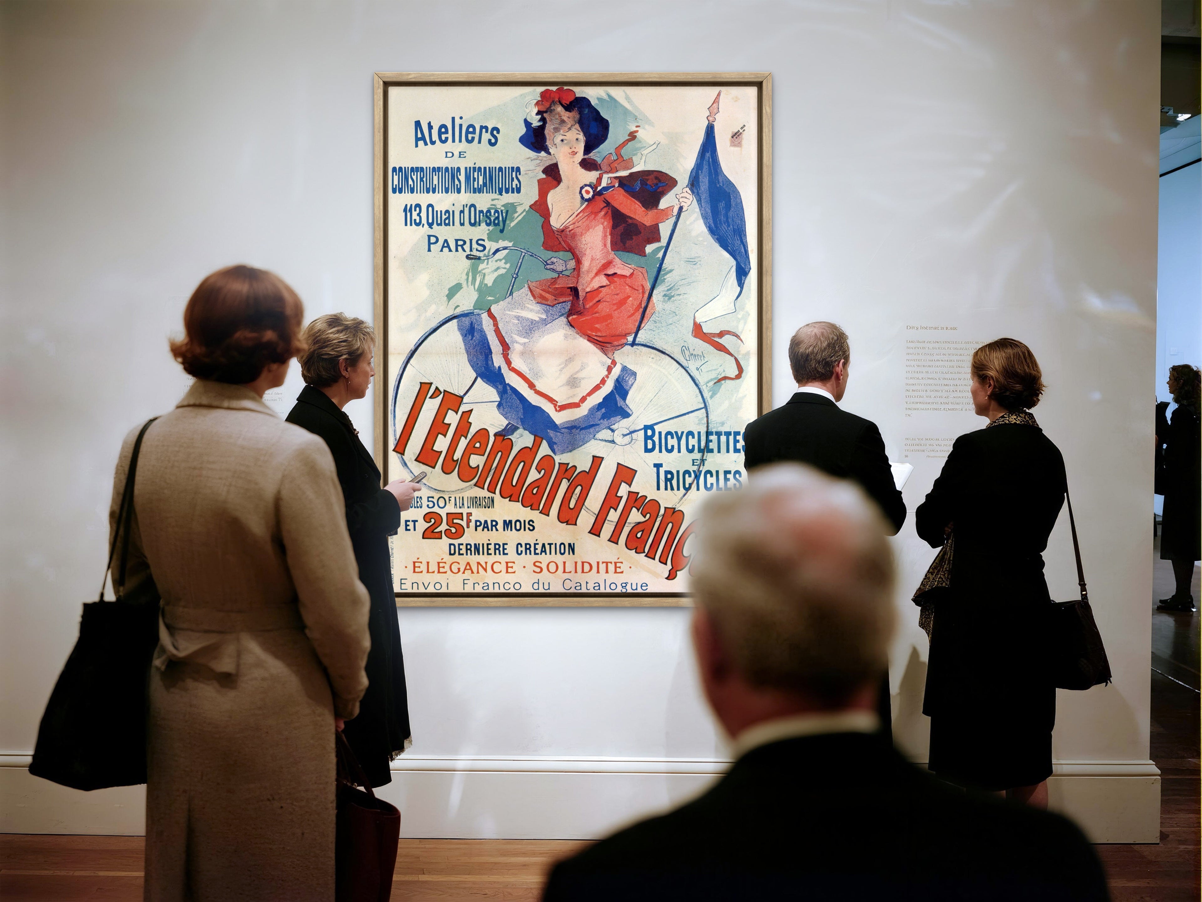 Jules Chéret L'Etendard Français 1891 - Patriotic Belle Époque Poster