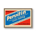 Pervitin 1940s Product Label — Vintage WWII Pharmaceutical History Print