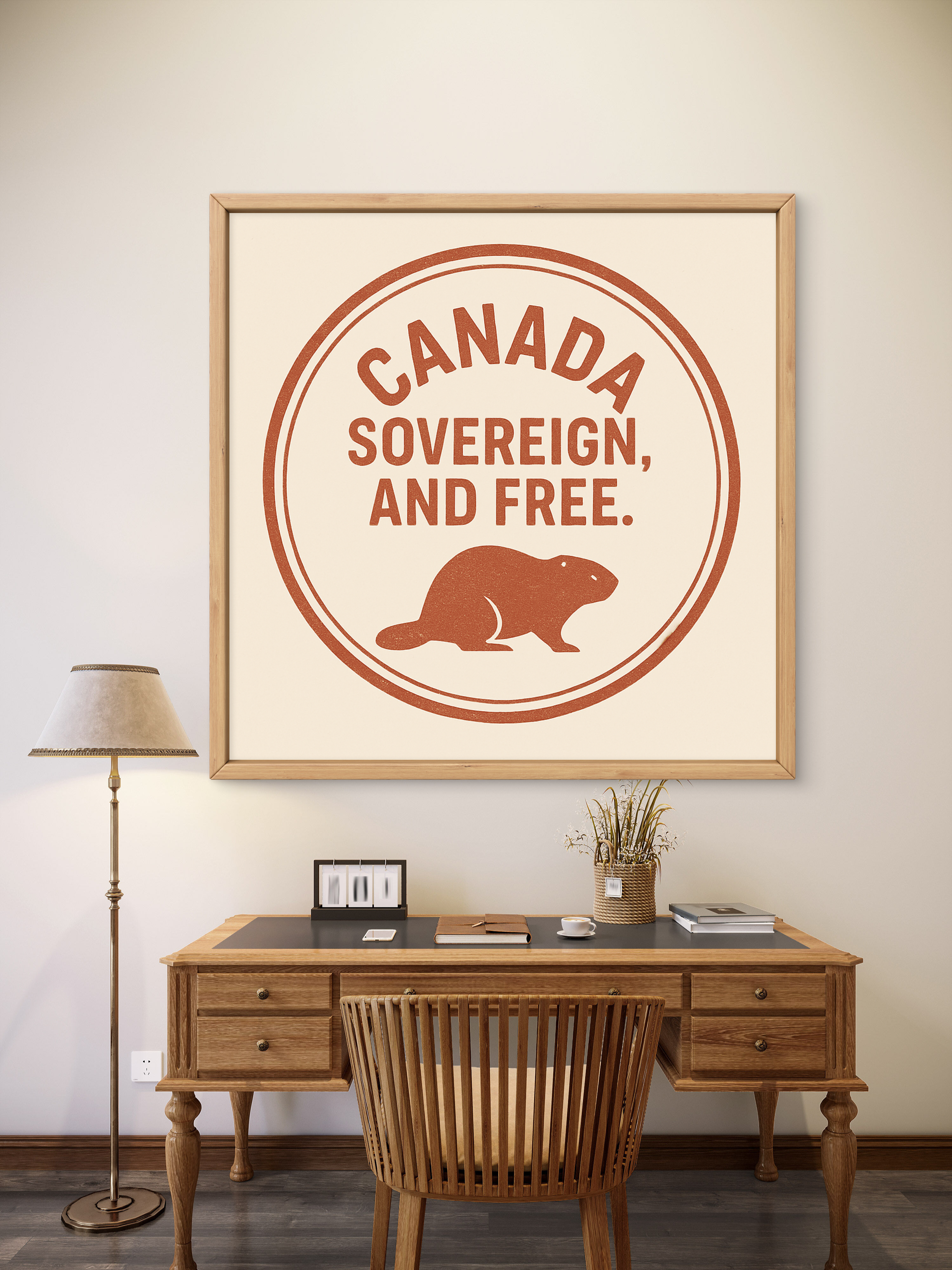 Framed & Ready to Hang! "Canada: Second to None."