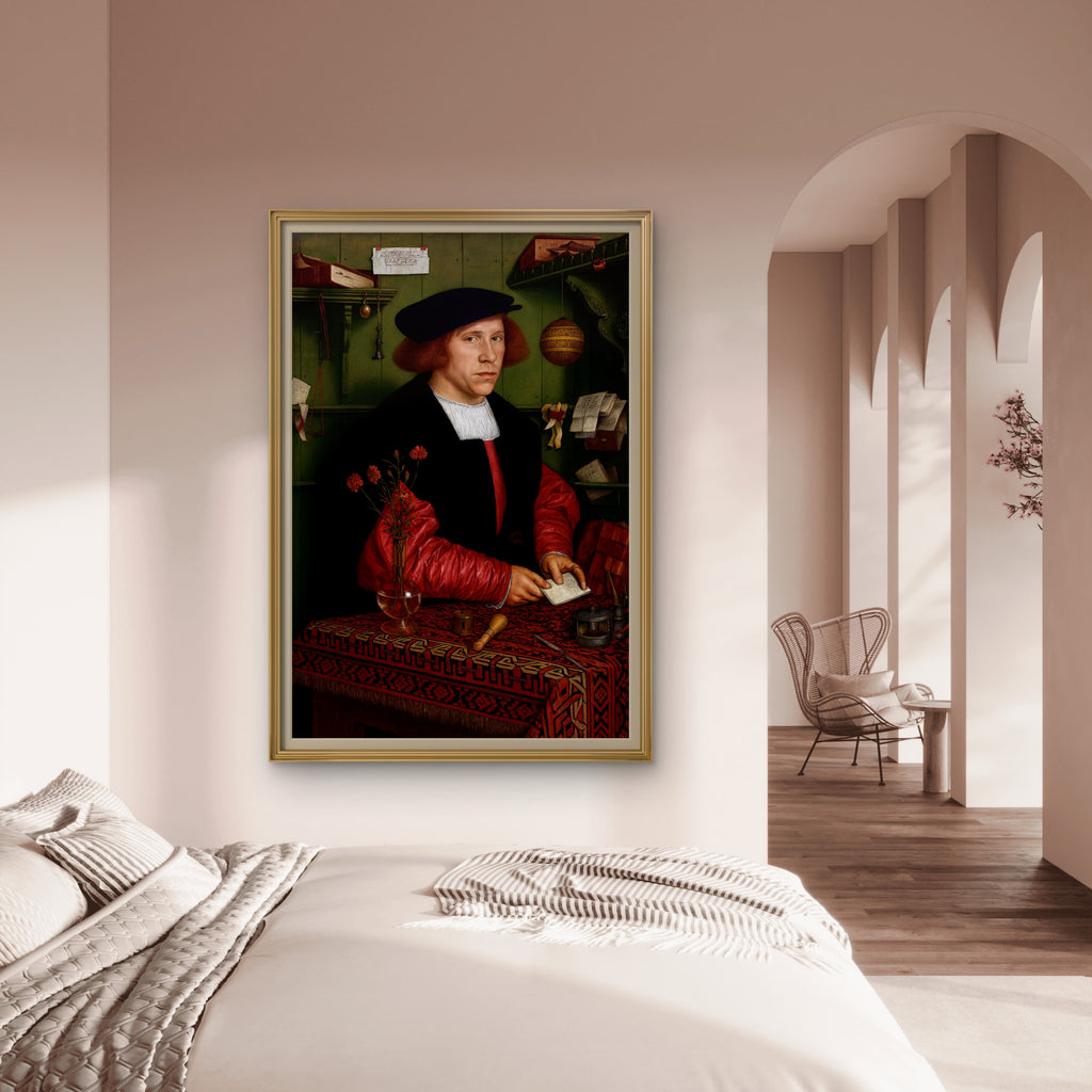 Hans Holbein Georg Giese 1532 - Renaissance Merchant Portrait
