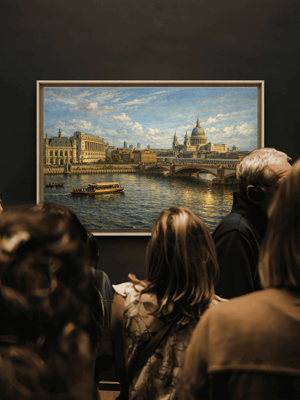 St. Paul’s from the South Bank, School of Canaletto