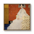 Portrait of Fritza Riedler (wife of the Austrian engineer Alois Riedler), Gustav Klimt, 1906 - An Elliott Best Restoration