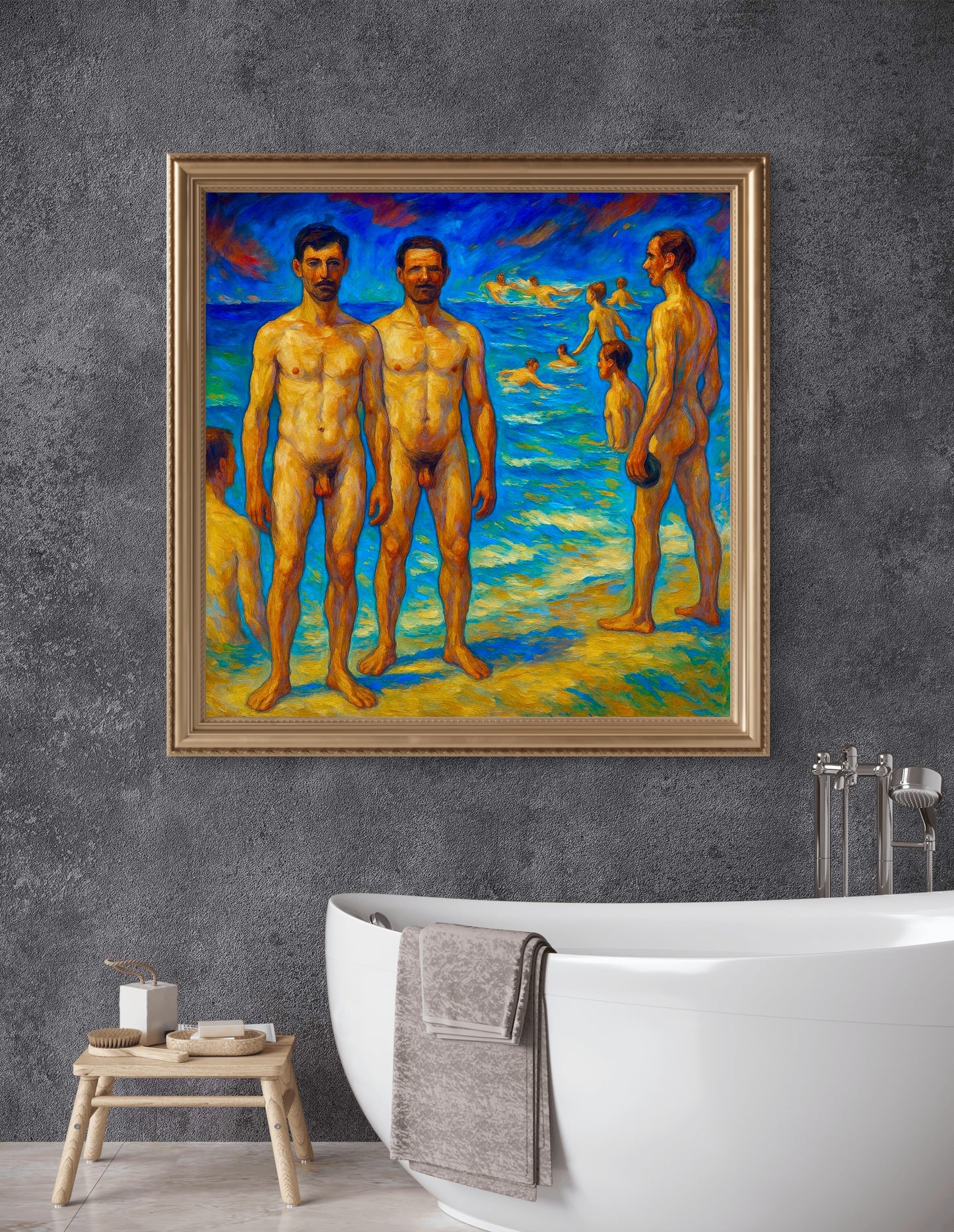 Bathers Reimagined 2025, inspired by Edvard Munch