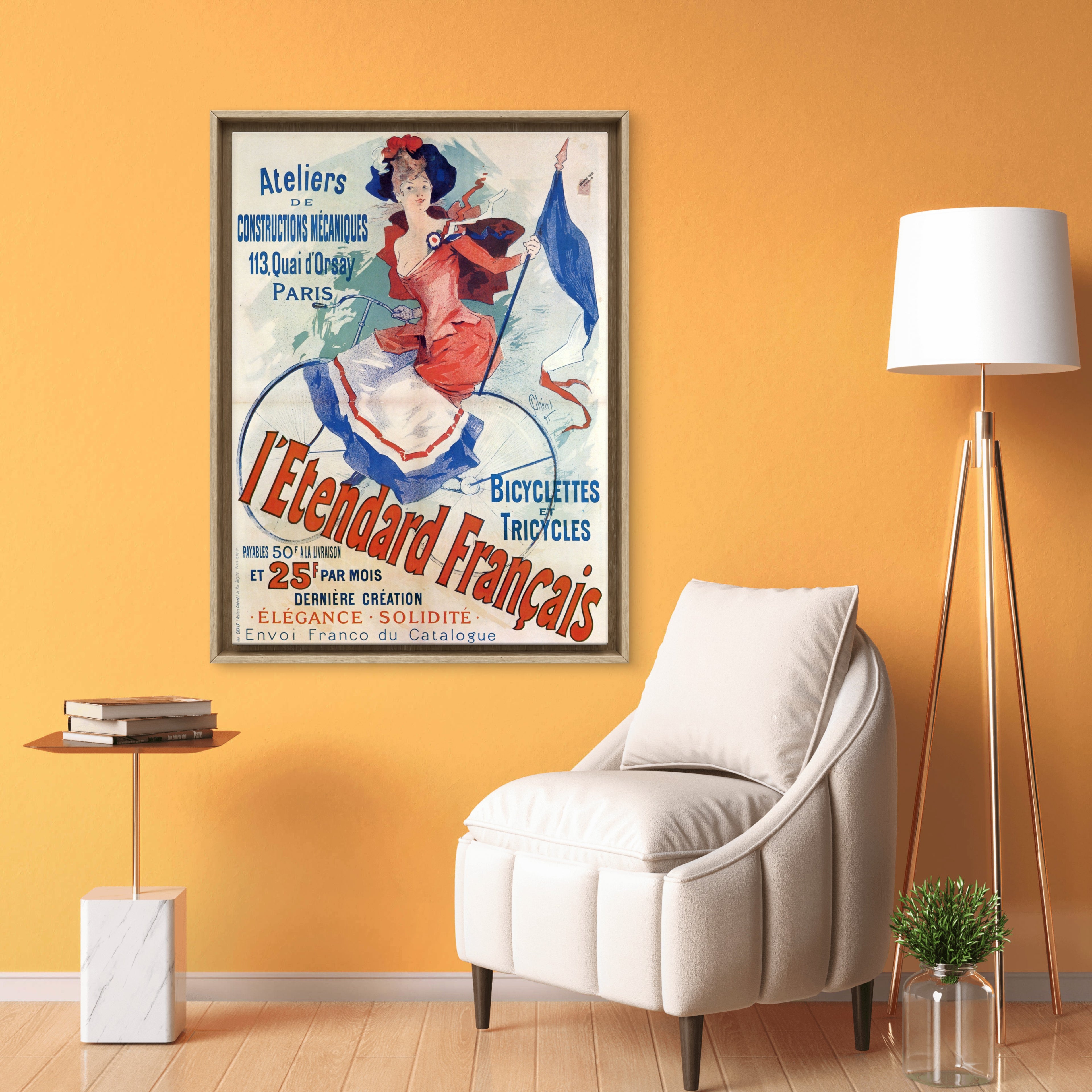 Jules Chéret L'Etendard Français 1891 - Patriotic Belle Époque Poster