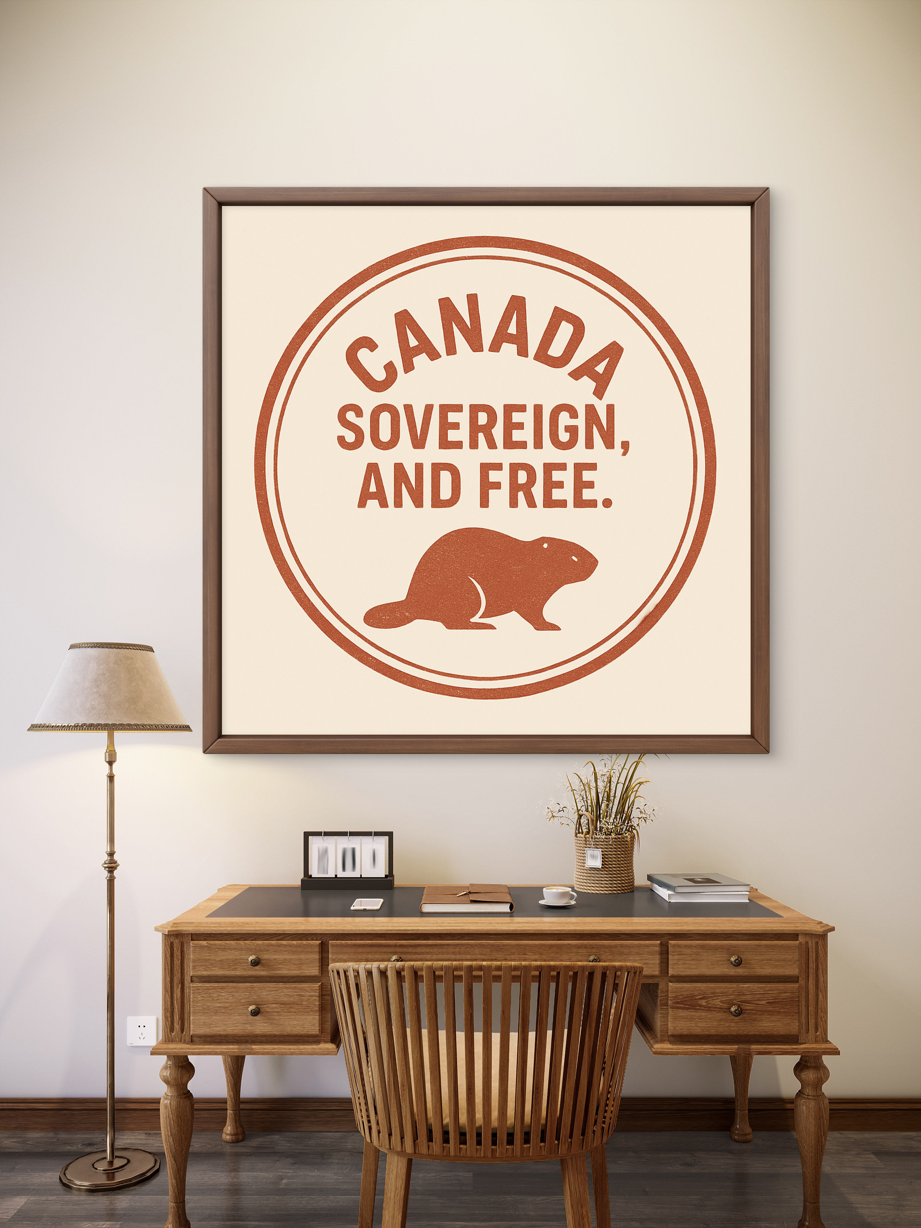 Framed & Ready to Hang! "Canada: Second to None."