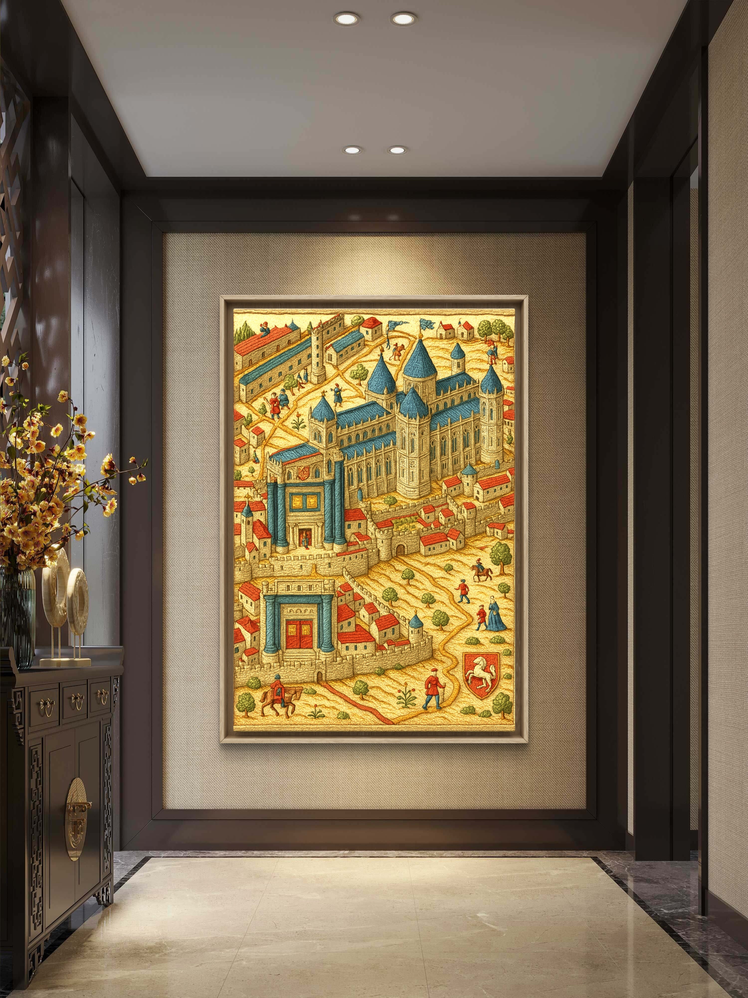 Windsor Castle Medieval Tapestry, Windsor Castle by Elliott Best