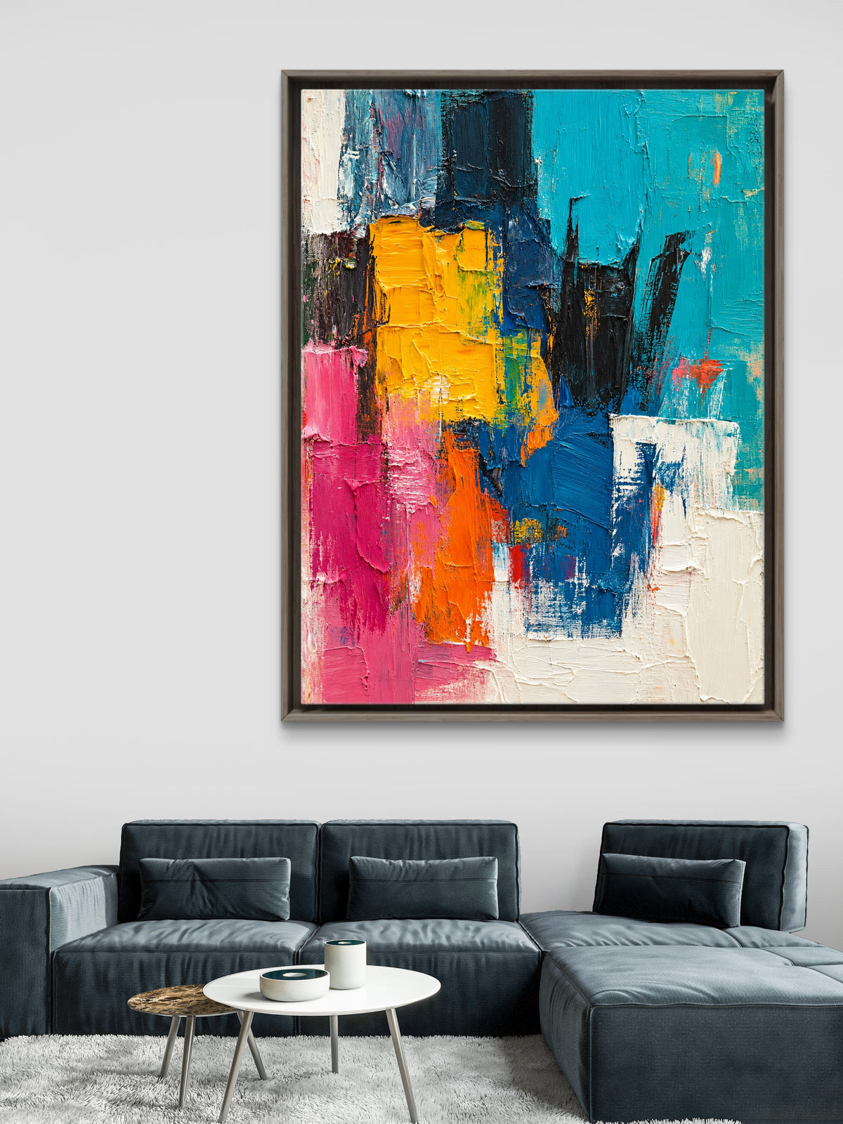 Julio Abstraction - A Study in Colour and Rhythm