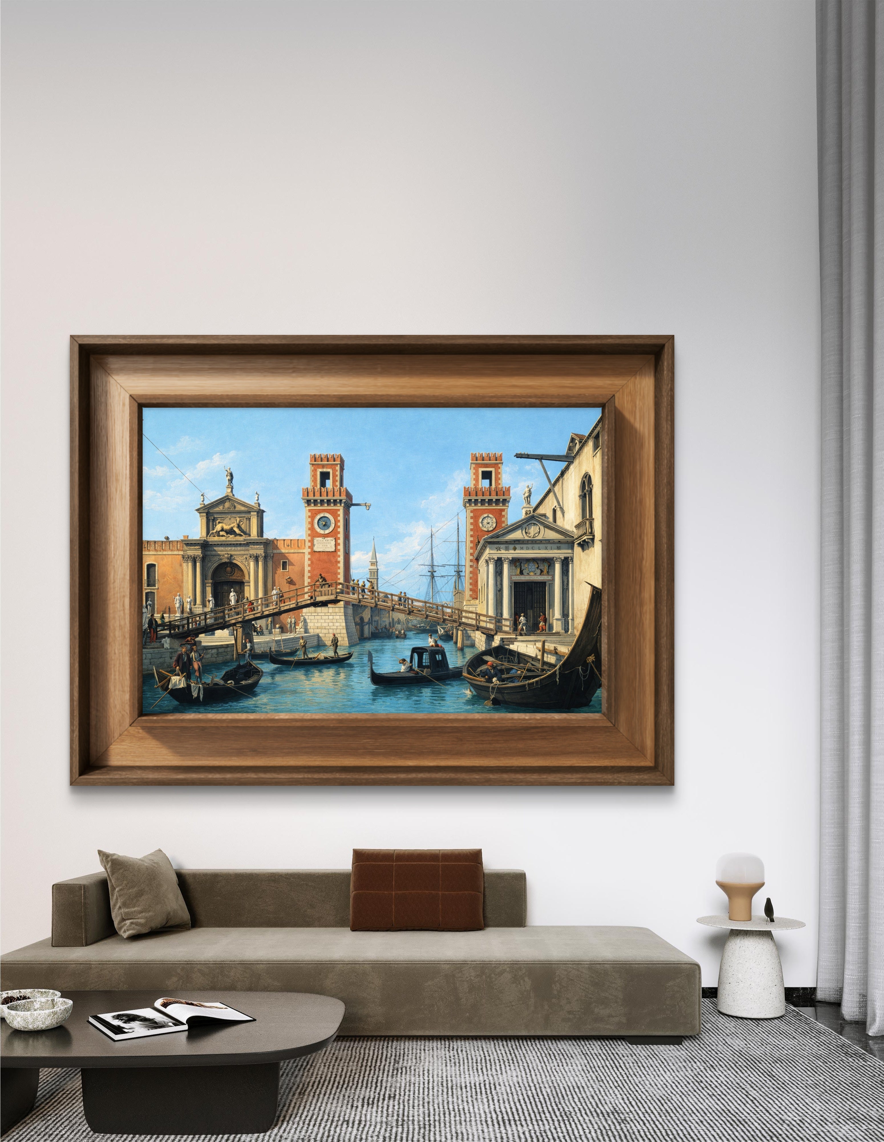 Venice: The Basin of San Marco on Ascension Day, by Canaletto.