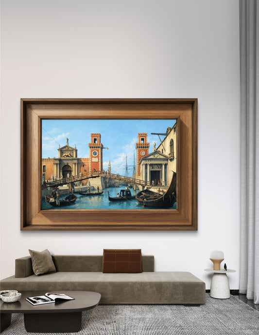 Venice: The Basin of San Marco on Ascension Day, by Canaletto.