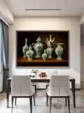 The Blue Cabinet — A Still Life in Delftware