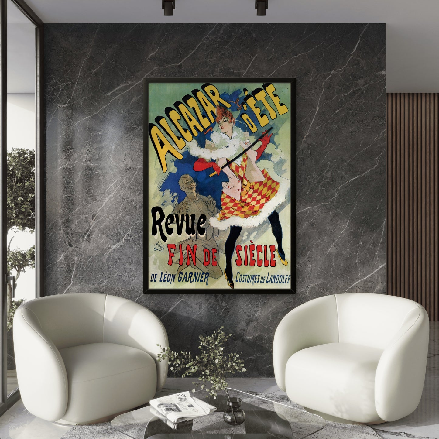 Alcazar d'Ete Revue Fin de Siècle, by Jules Chéret 1890