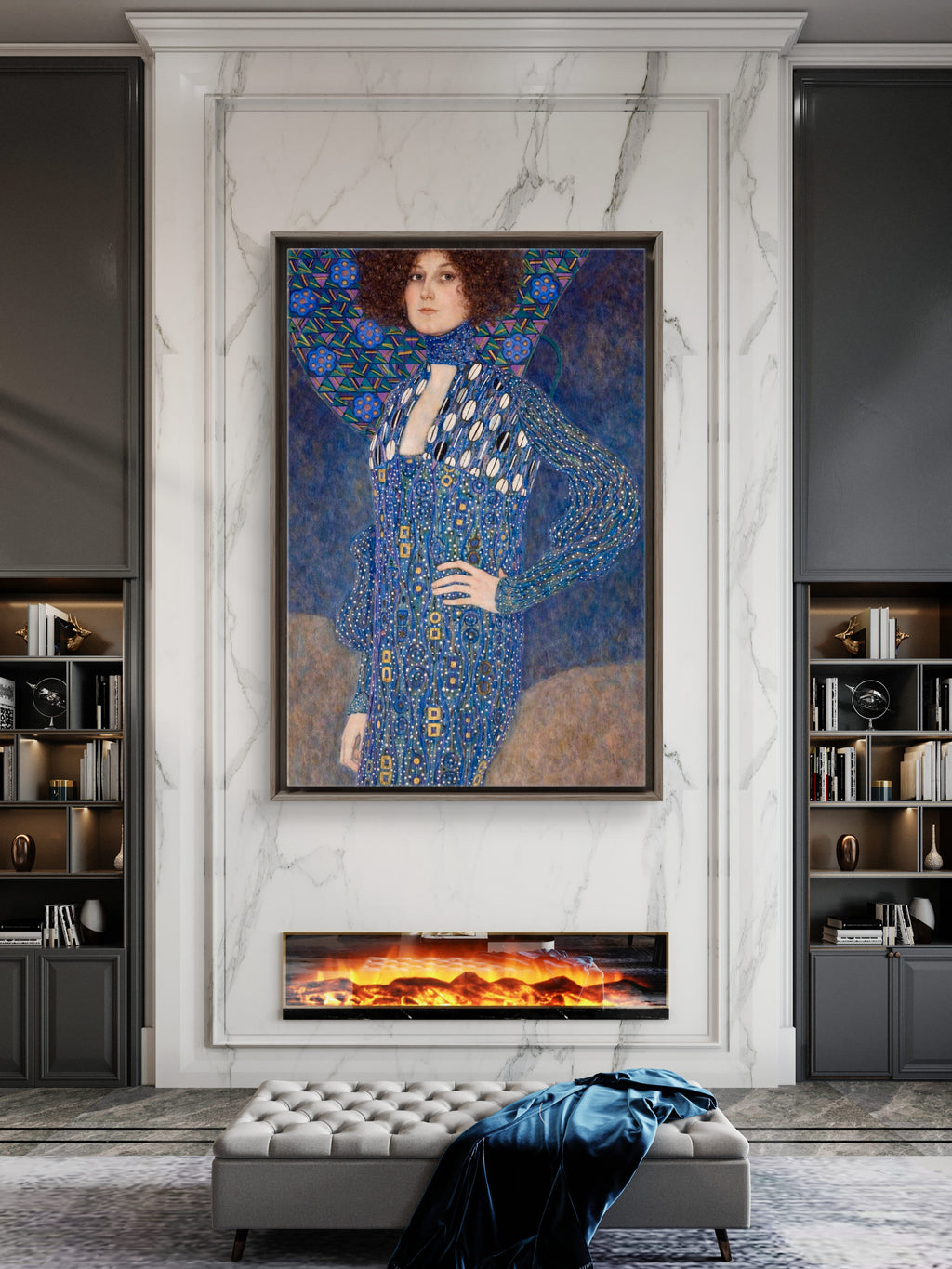 Emilie Flöge, A Woman of Modern Spirit and Quiet Radiance, Gustav Klimt, c. 1902