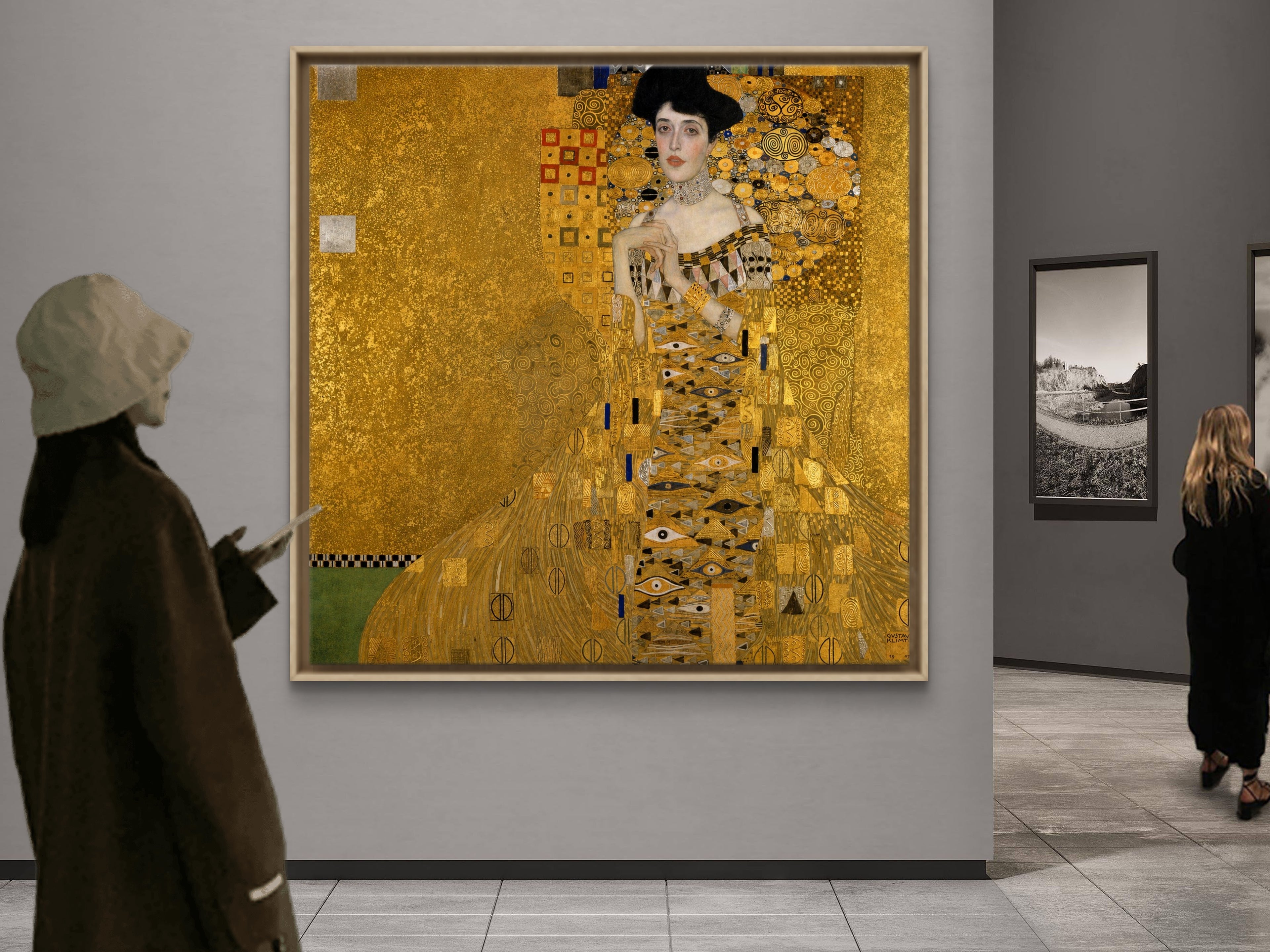 Portrait of Adele Block-Bauer, Gustav Klimt, 1907, Elliott Best Studio Restoration
