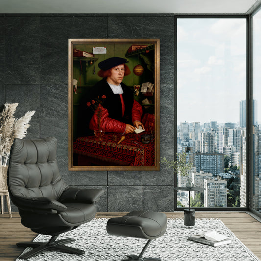 "Portrait of Georg Giese" by Hans Holbein the Younger, 1532.