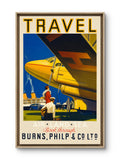 Burns Philp & Co. Vintage Travel Poster c.1940s — Remastered