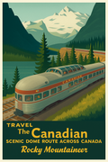The Canadian — Rocky Mountain Glass Dome Rail Journey c.1955
