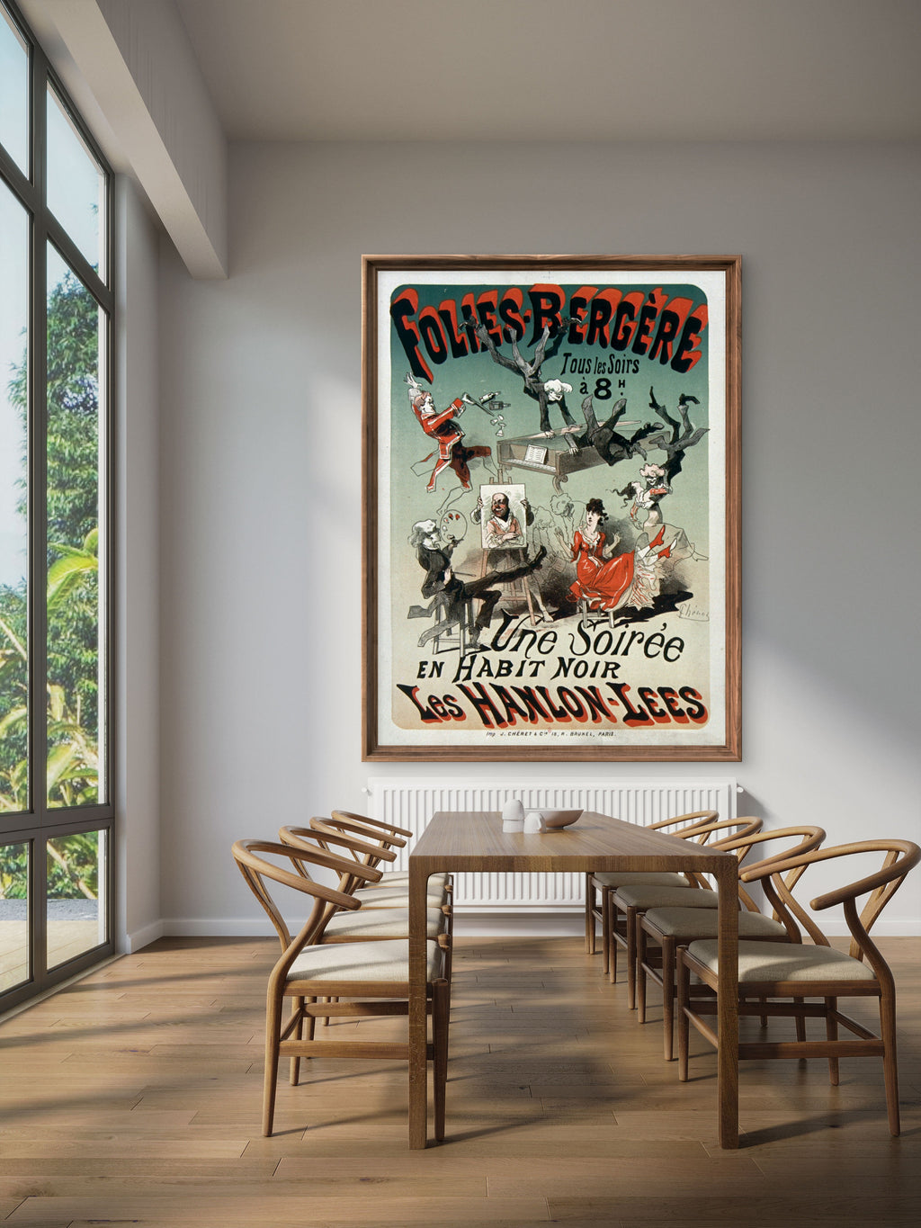 Jules Chéret Folies Bergère 1878 - Historic Belle Époque Poster