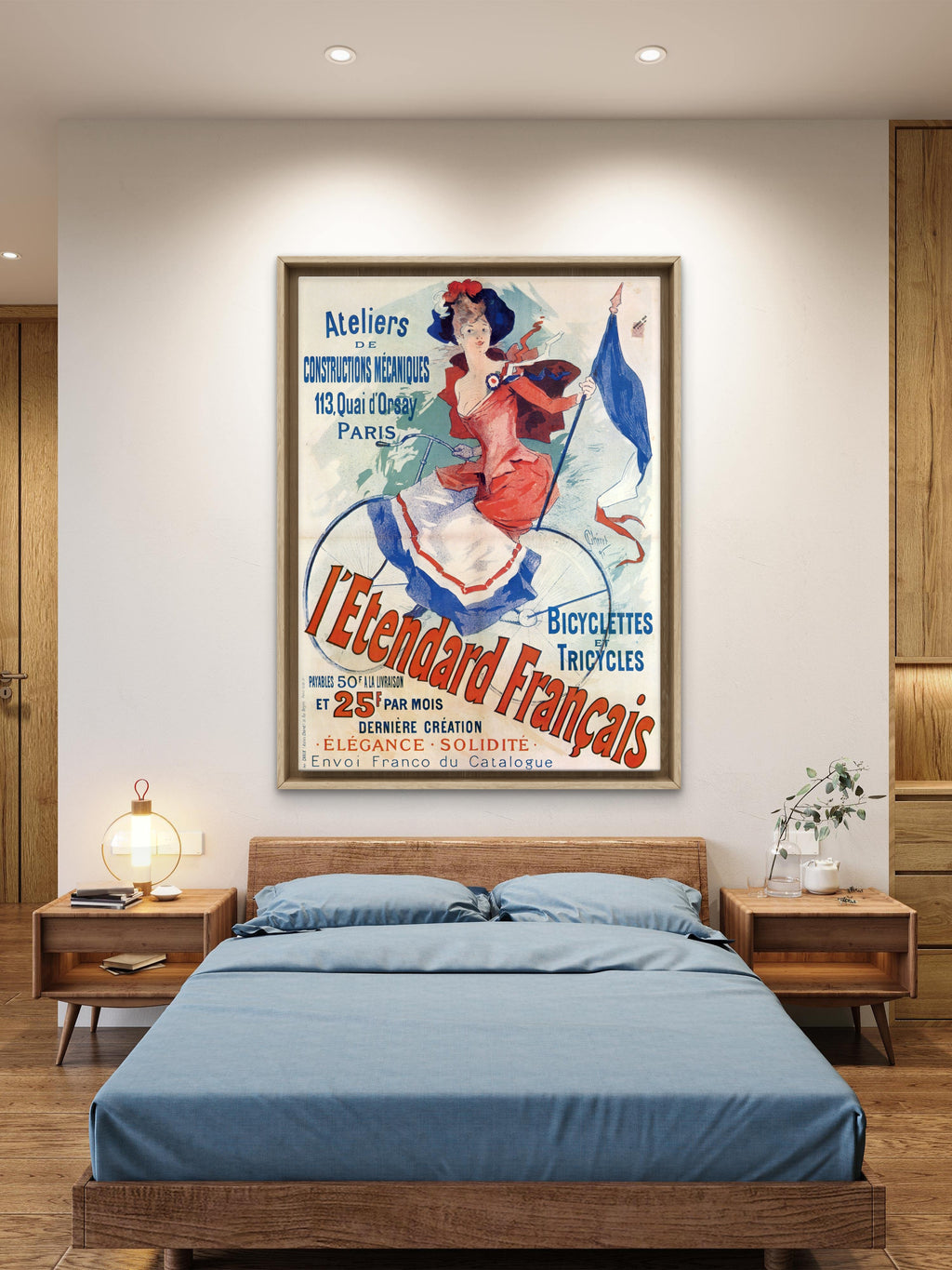 Jules Chéret L'Etendard Français 1891 - Patriotic Belle Époque Poster