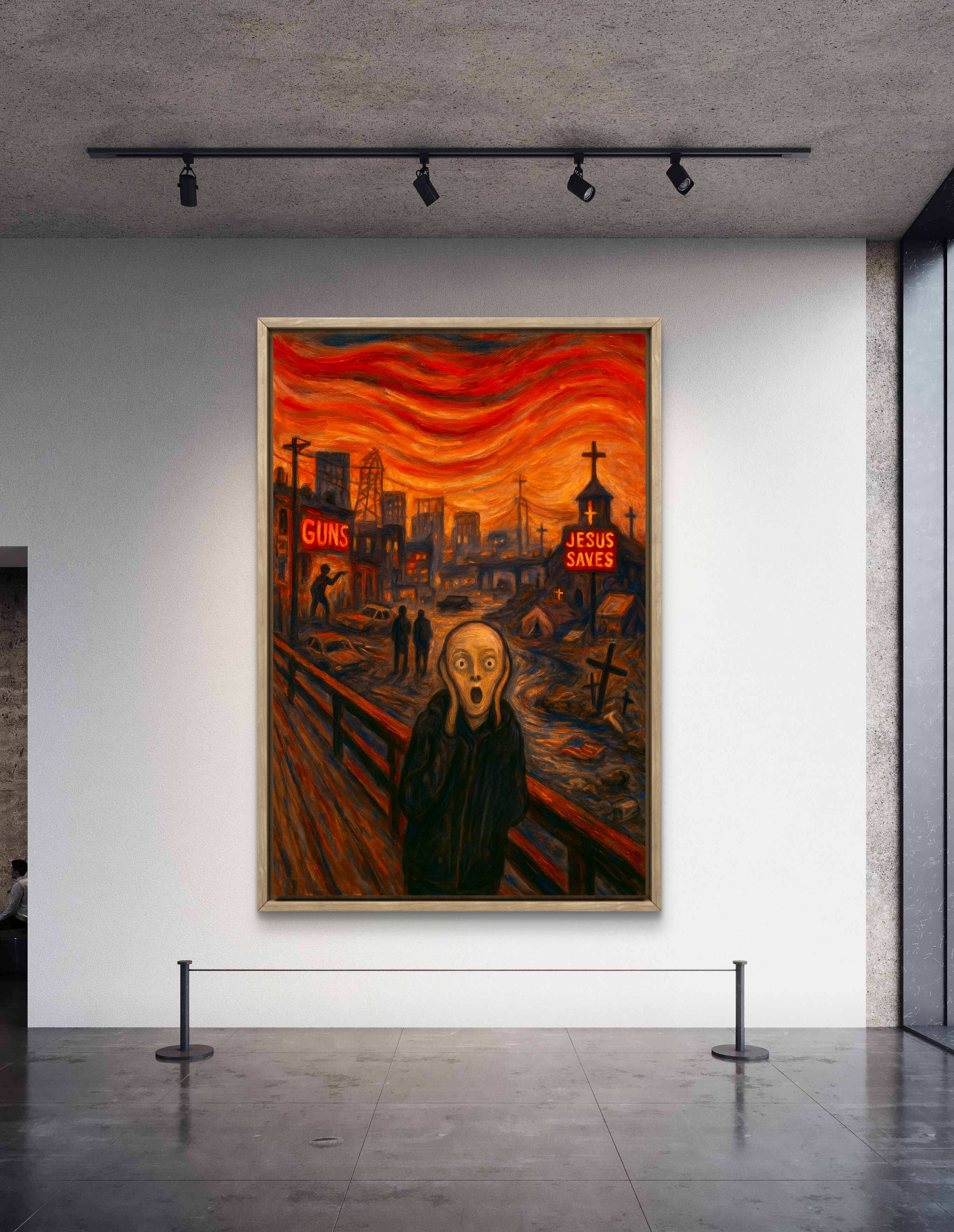 The Scream 2025 - Edvard Munch Inspired Expressionist Art