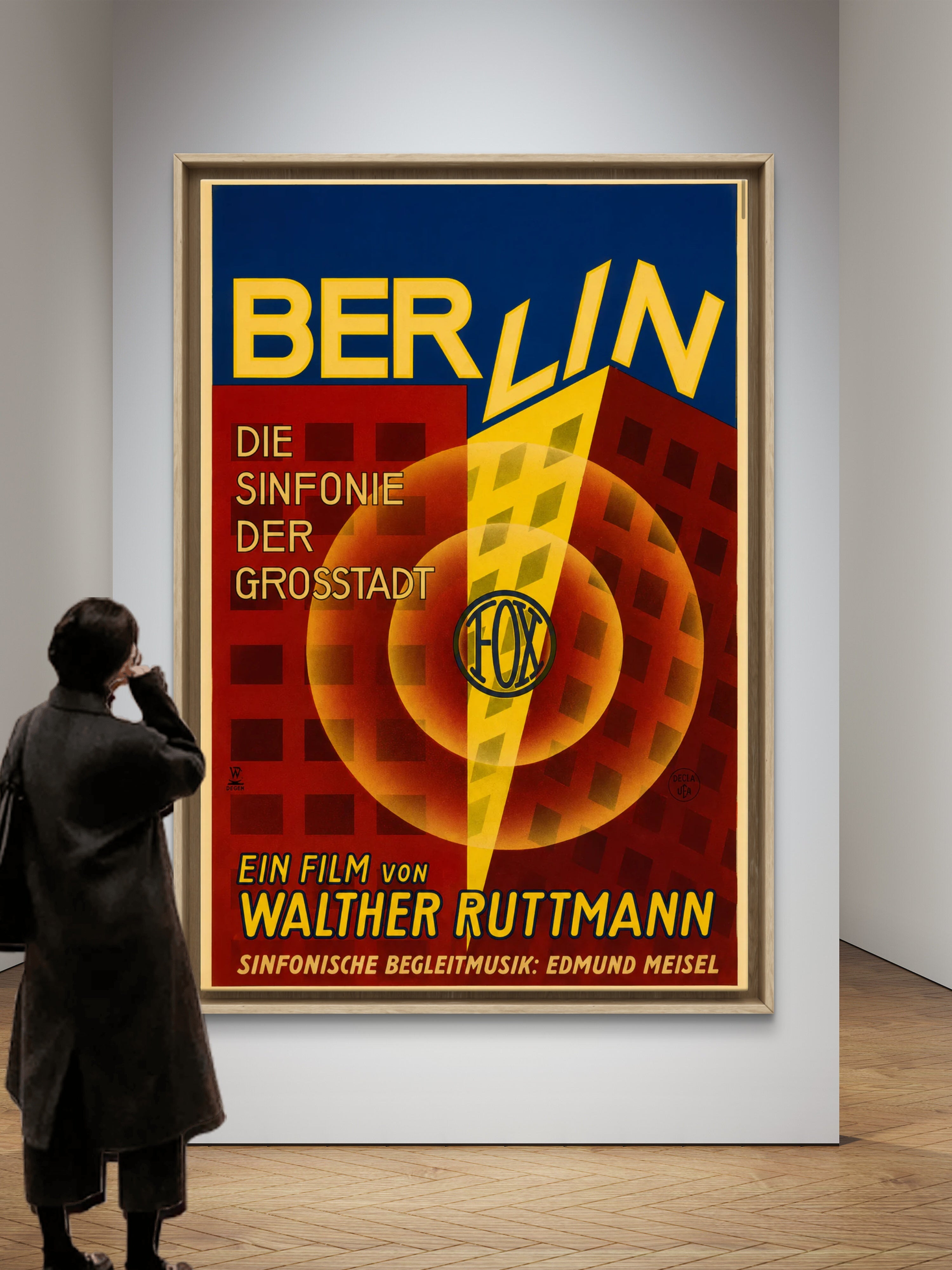 Berlin: Symphony of a Great City, 1927 Movie Poster, Elliott Best Remaster