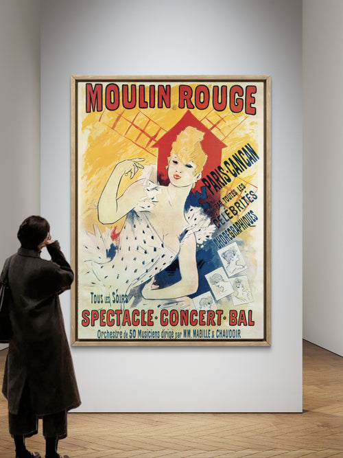 "Jules Chéret Moulin Rouge 1892," remastered in the studio.