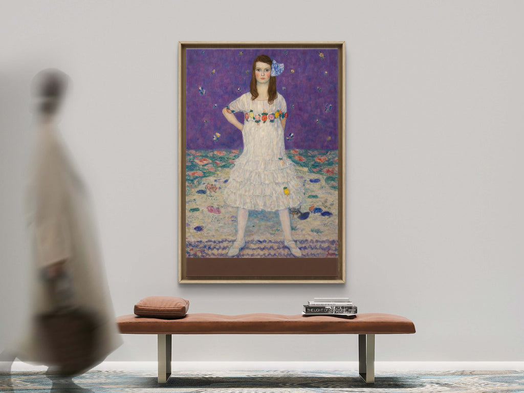 Gustav Klimt, 1912–1913, Portrait of Mäda Primavesi, Remastered by Elliott Best