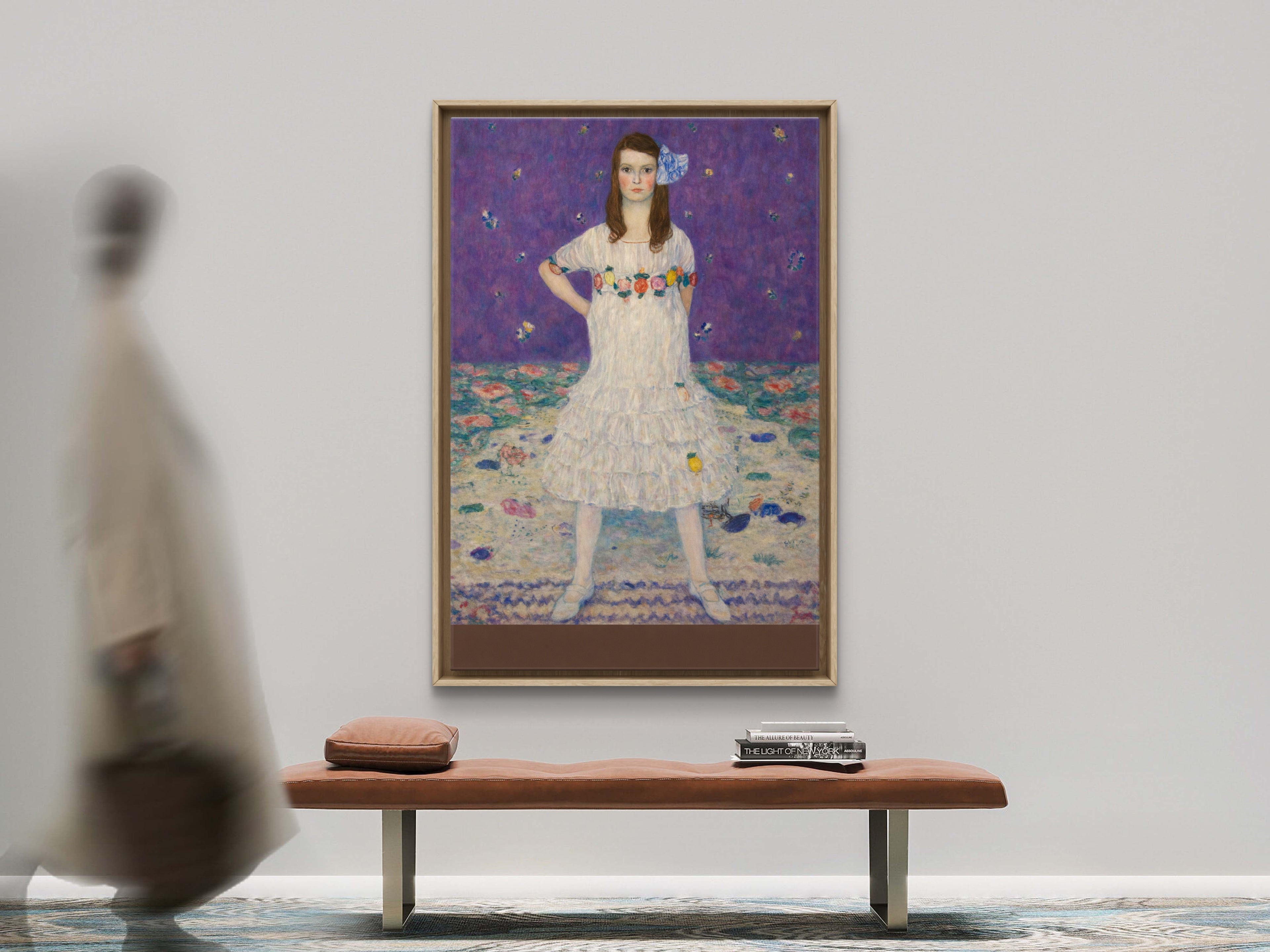Gustav Klimt, 1912–1913, Portrait of Mäda Primavesi, Remastered by Elliott Best