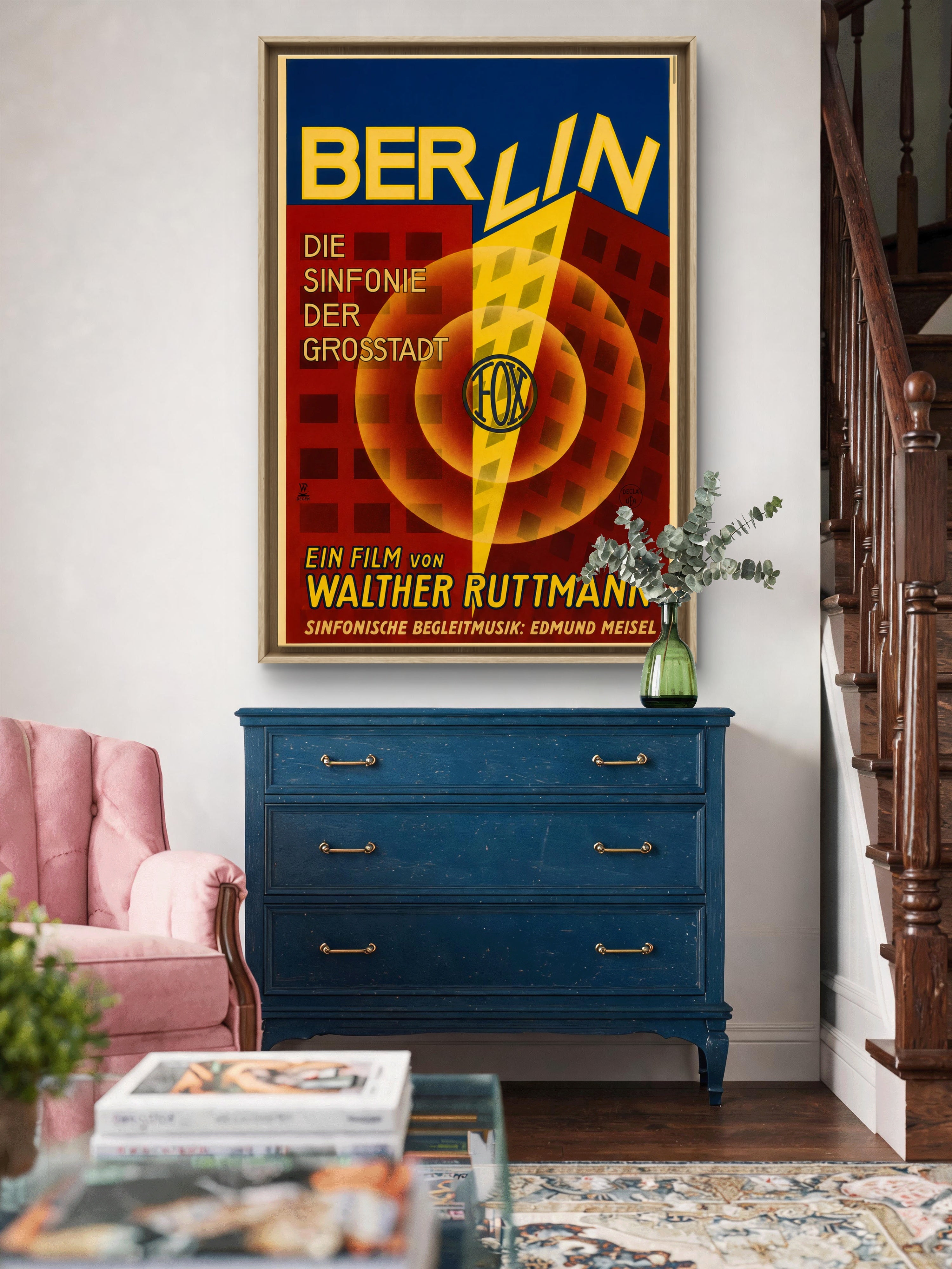 Berlin: Symphony of a Great City, 1927 Movie Poster, Elliott Best Remaster