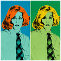 Andy Warhol in drag
