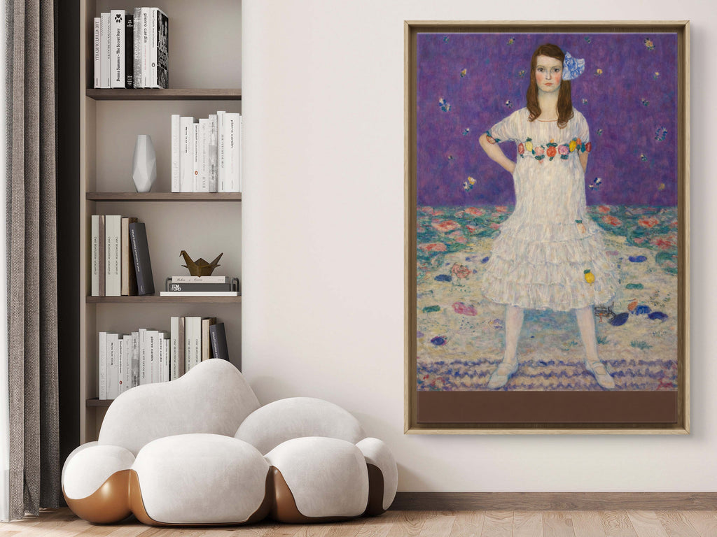 Gustav Klimt, 1912–1913, Portrait of Mäda Primavesi, Remastered by Elliott Best