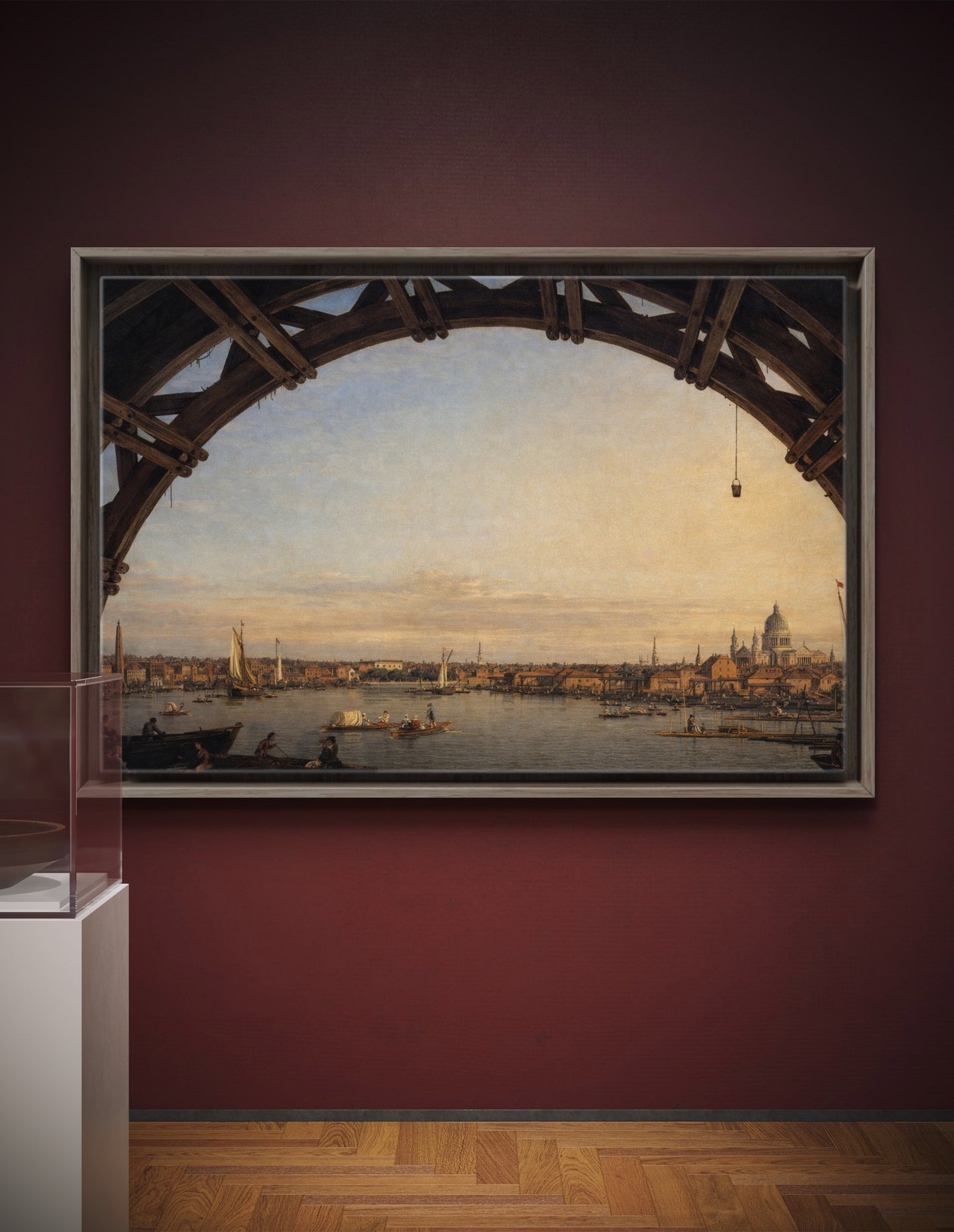 A View of the Thames with St Paul's Cathedral, by Canaletto