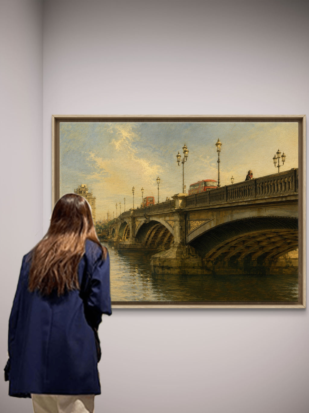 Battersea Bridge from the Thames 2024, School of Canaletto