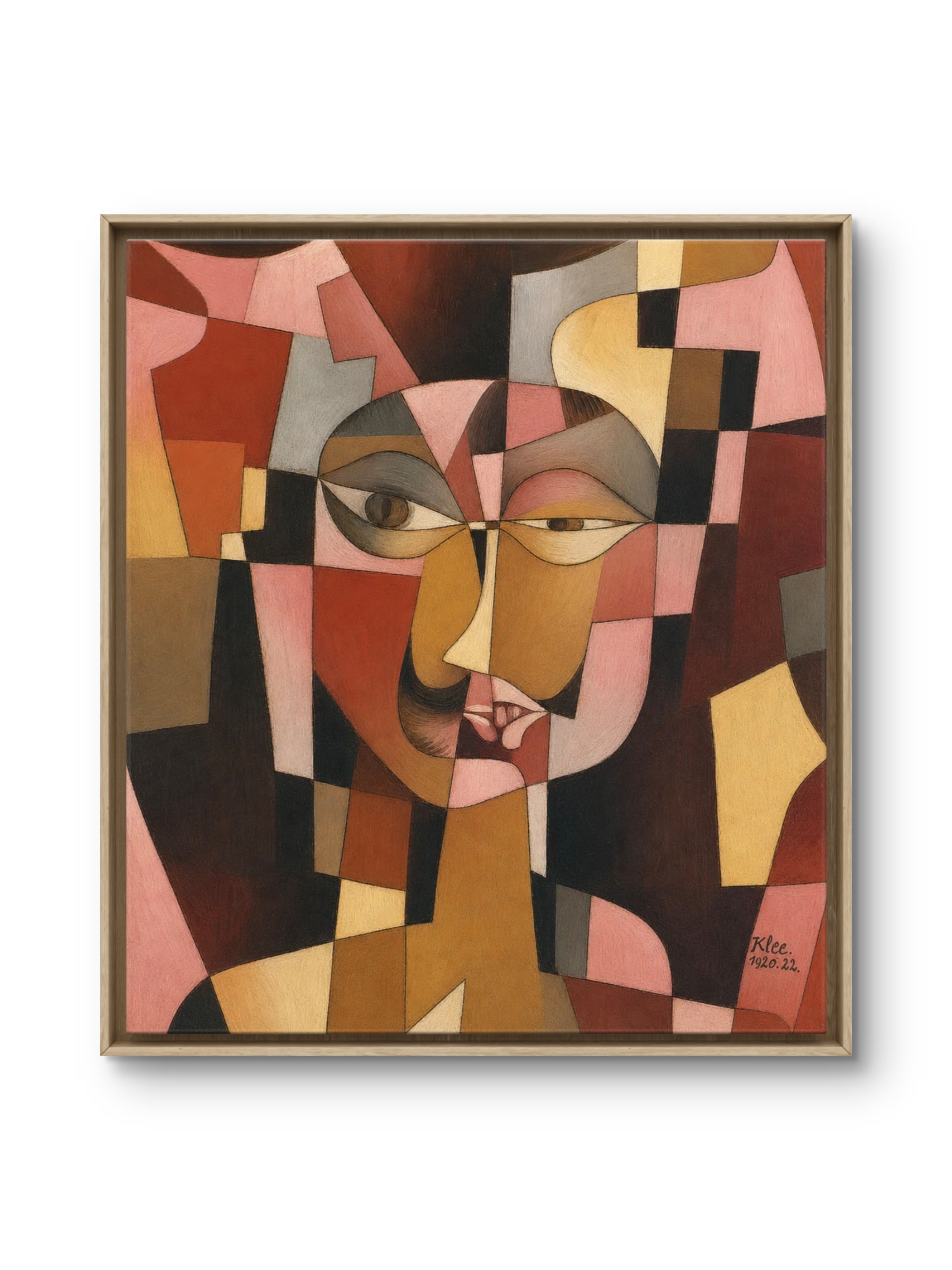 Head with German Moustache, 1920 Paul Klee’s Fragmented Portrait of a Changing Nation