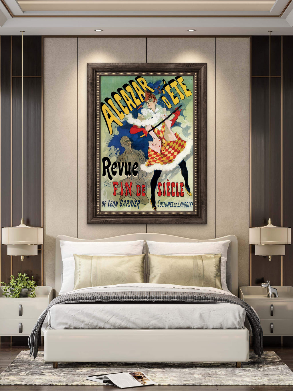 Jules Chéret Alcazar d'Ete 1890 - Fin de Siècle Cabaret Poster