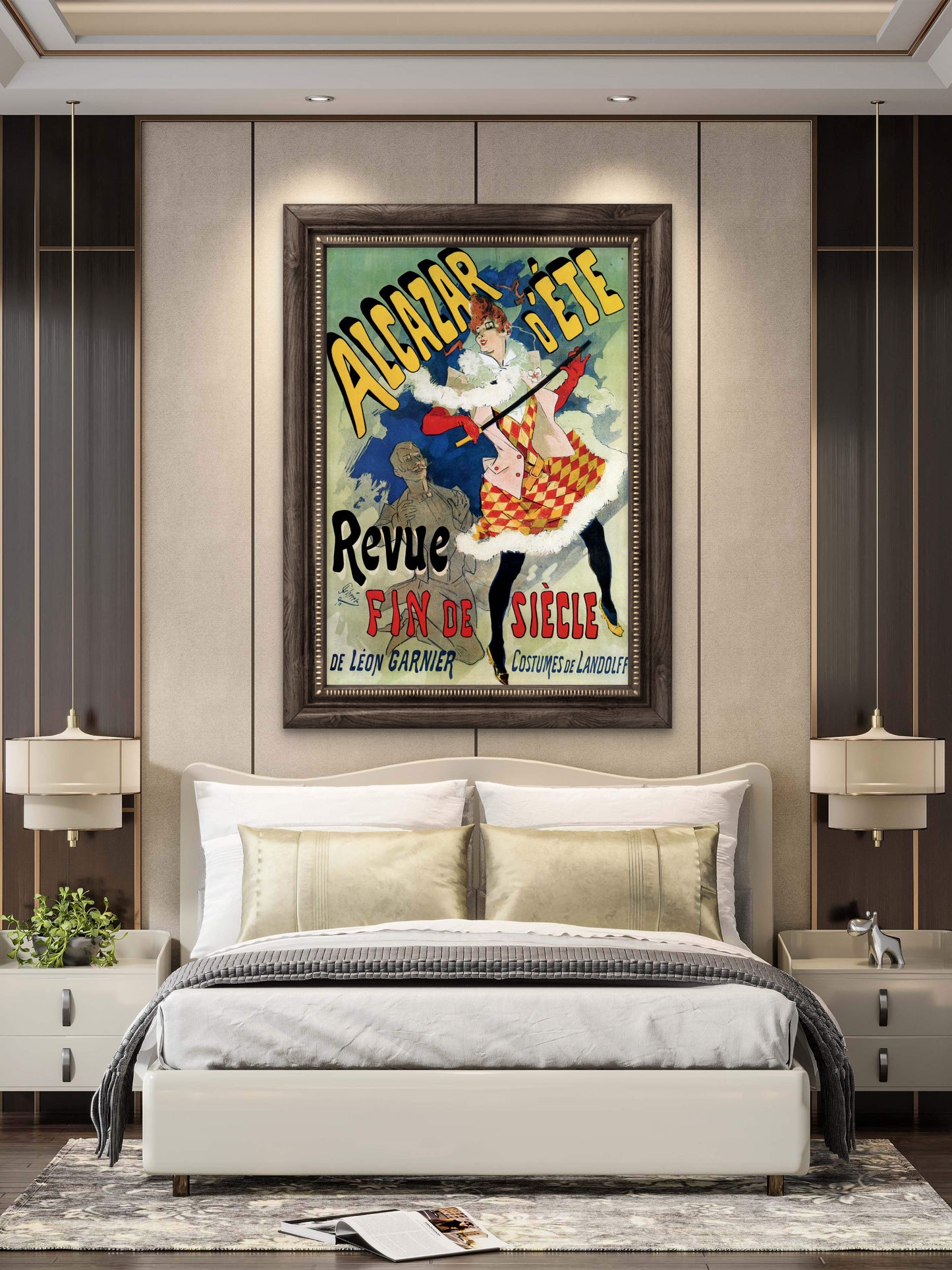 Alcazar d'Ete Revue Fin de Siècle, by Jules Chéret 1890