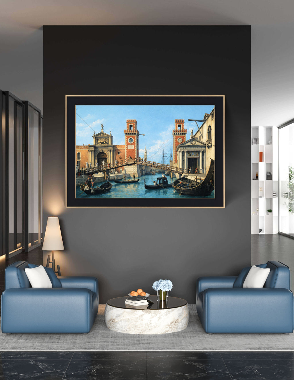 Venice: The Basin of San Marco on Ascension Day, by Canaletto.