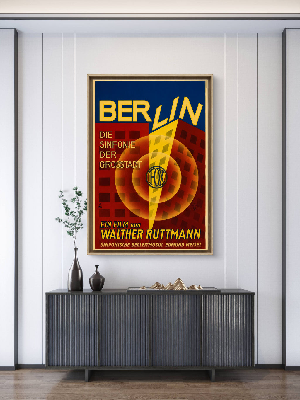 Berlin: Symphony of a Great City, 1927 Movie Poster, Elliott Best Remaster
