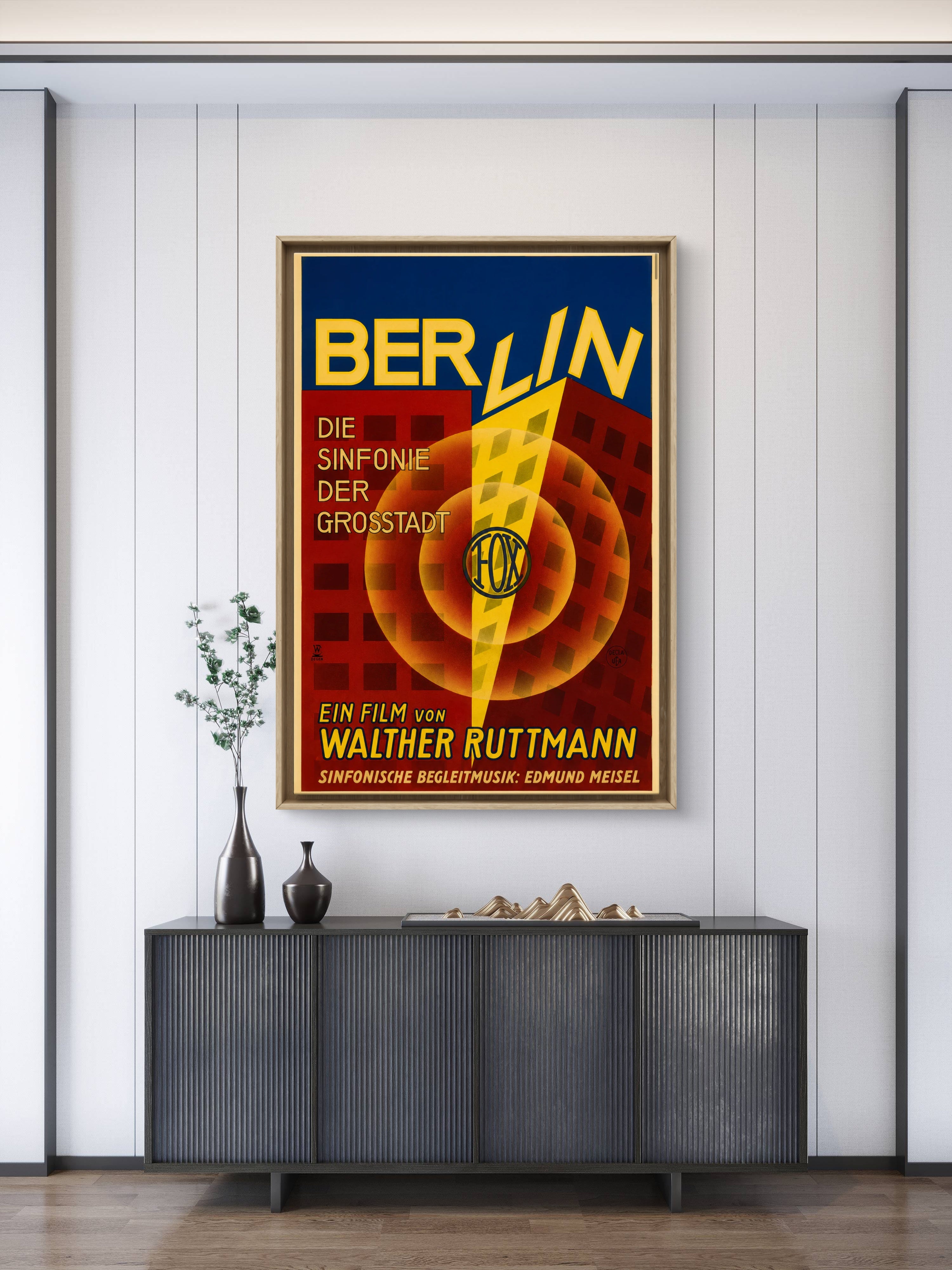 Berlin: Symphony of a Great City, 1927 Movie Poster, Elliott Best Remaster