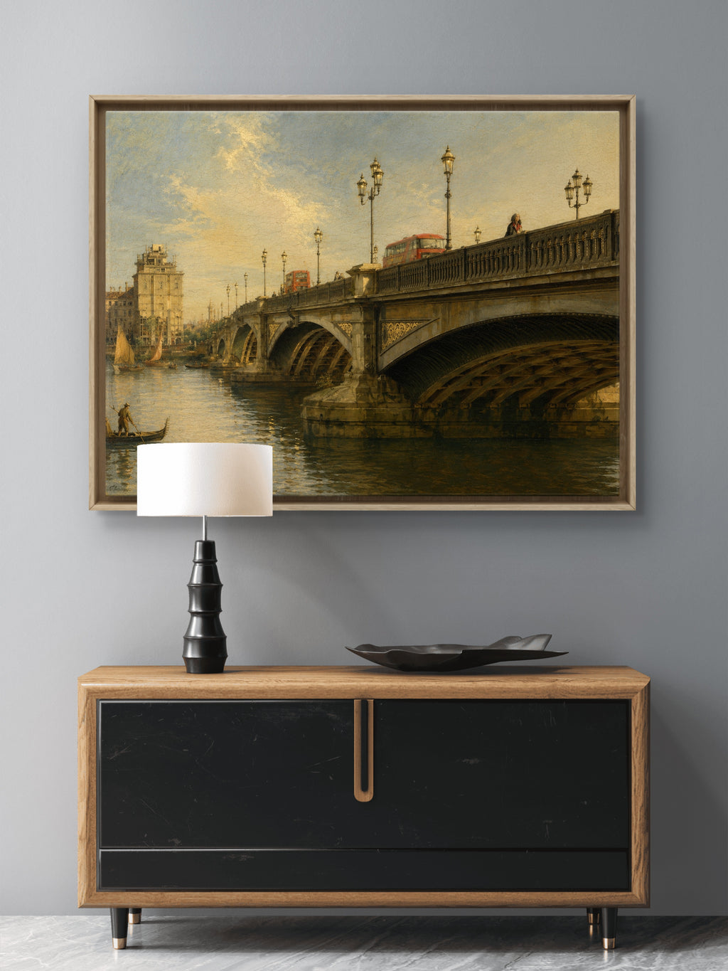 Battersea Bridge from the Thames 2024, School of Canaletto