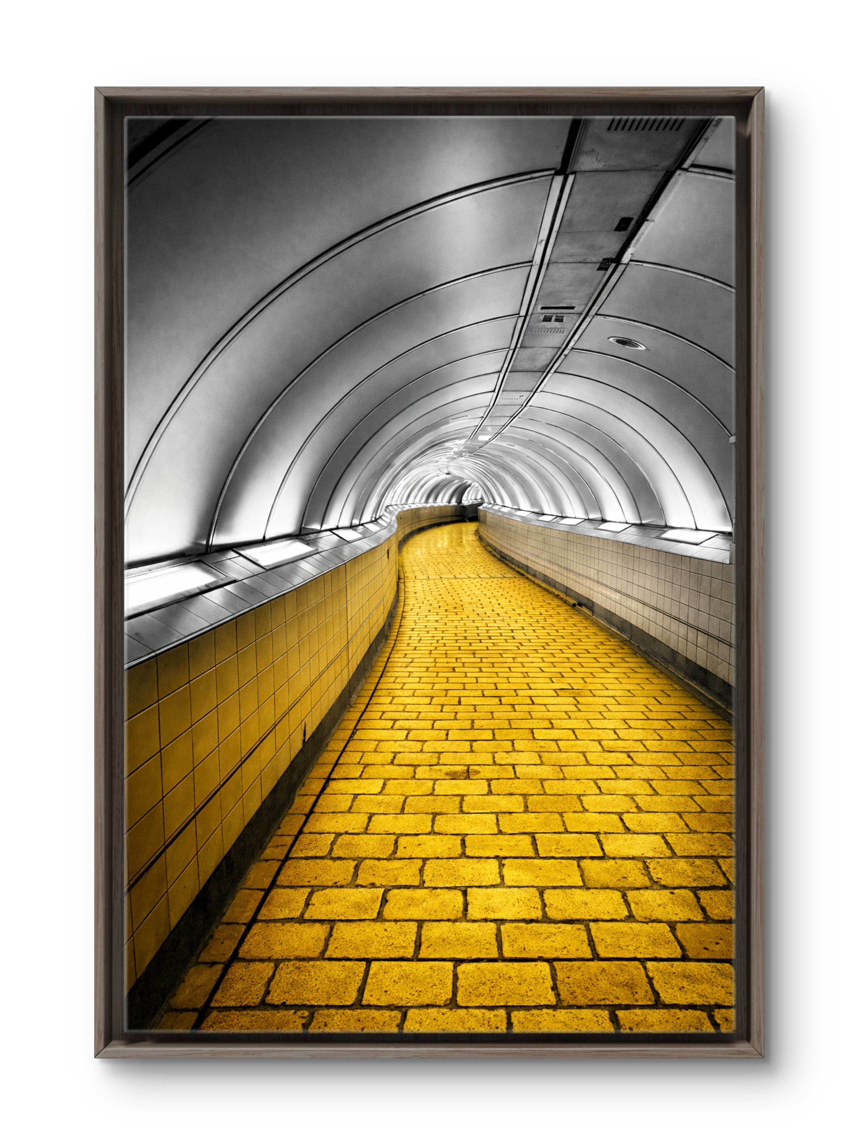 Follow the Yellow Brick Road, London Underground Photograph