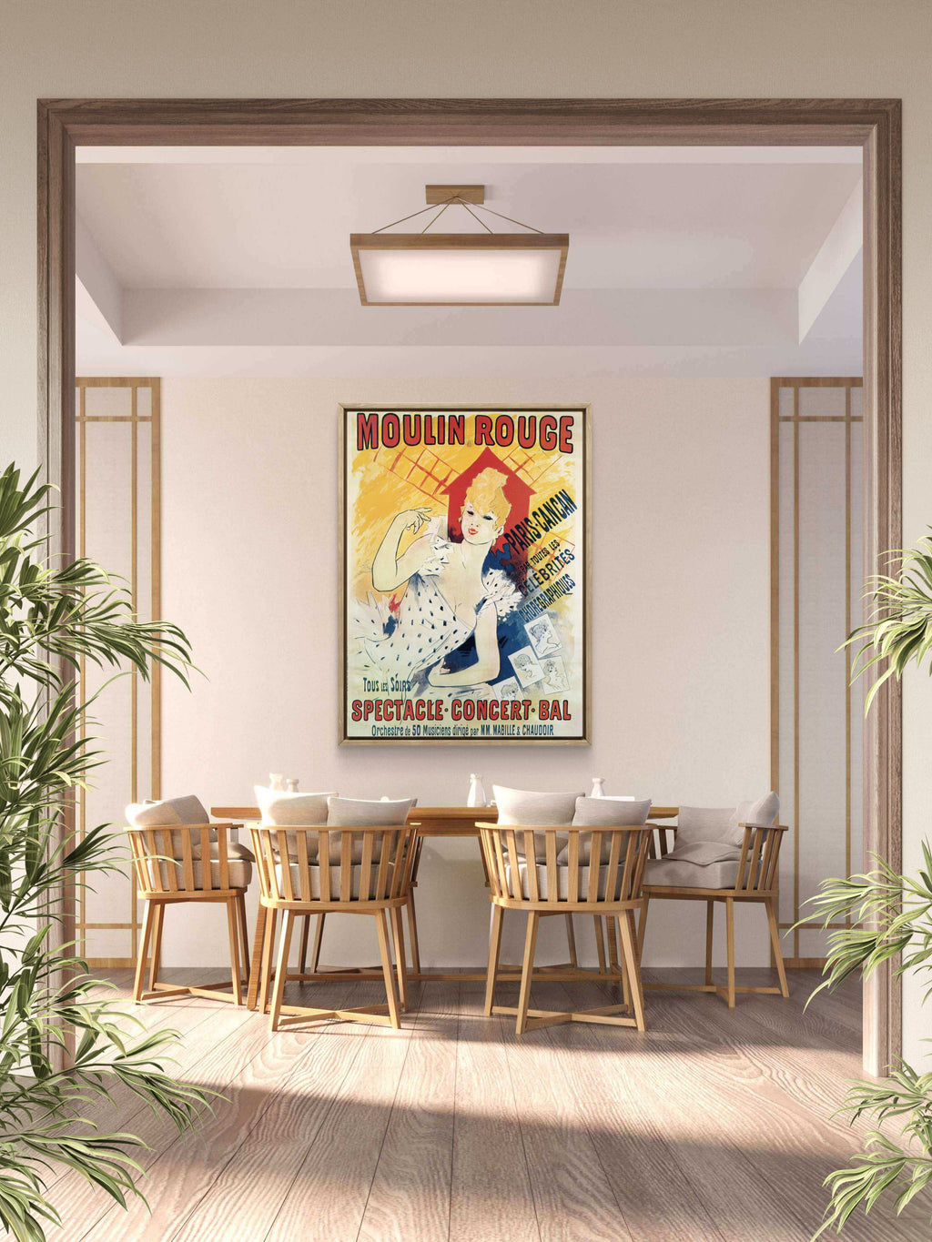 Jules Chéret Moulin Rouge 1892 - Vintage Belle Époque Poster