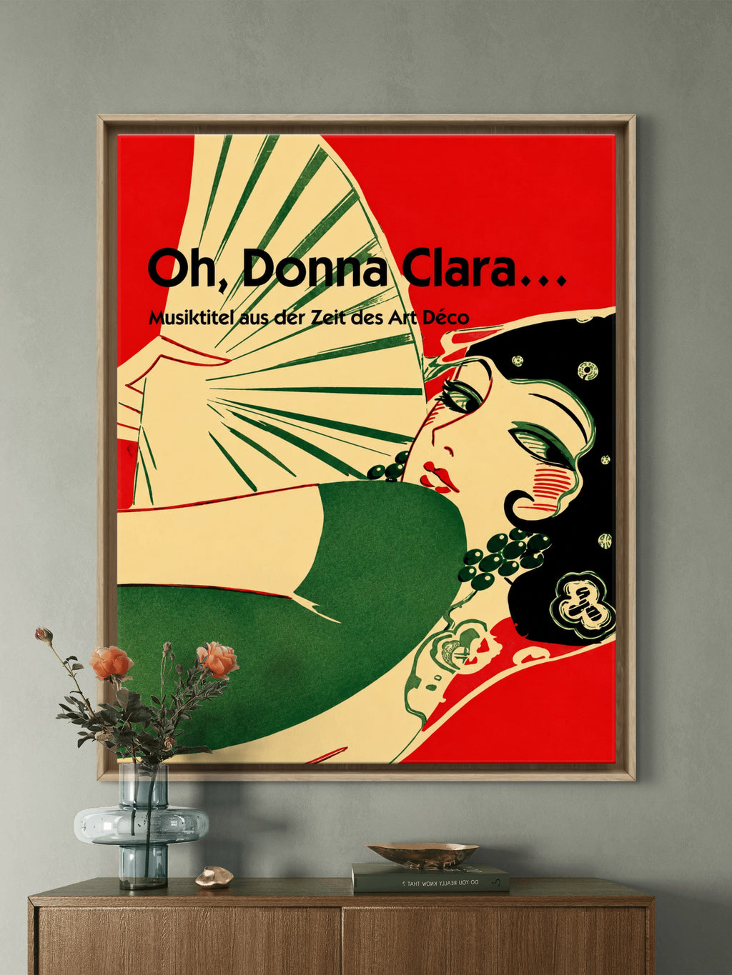 Oh, Donna Clara…, Mid 1920s Art Deco Cabaret Poster, Remastered by Elliott Best