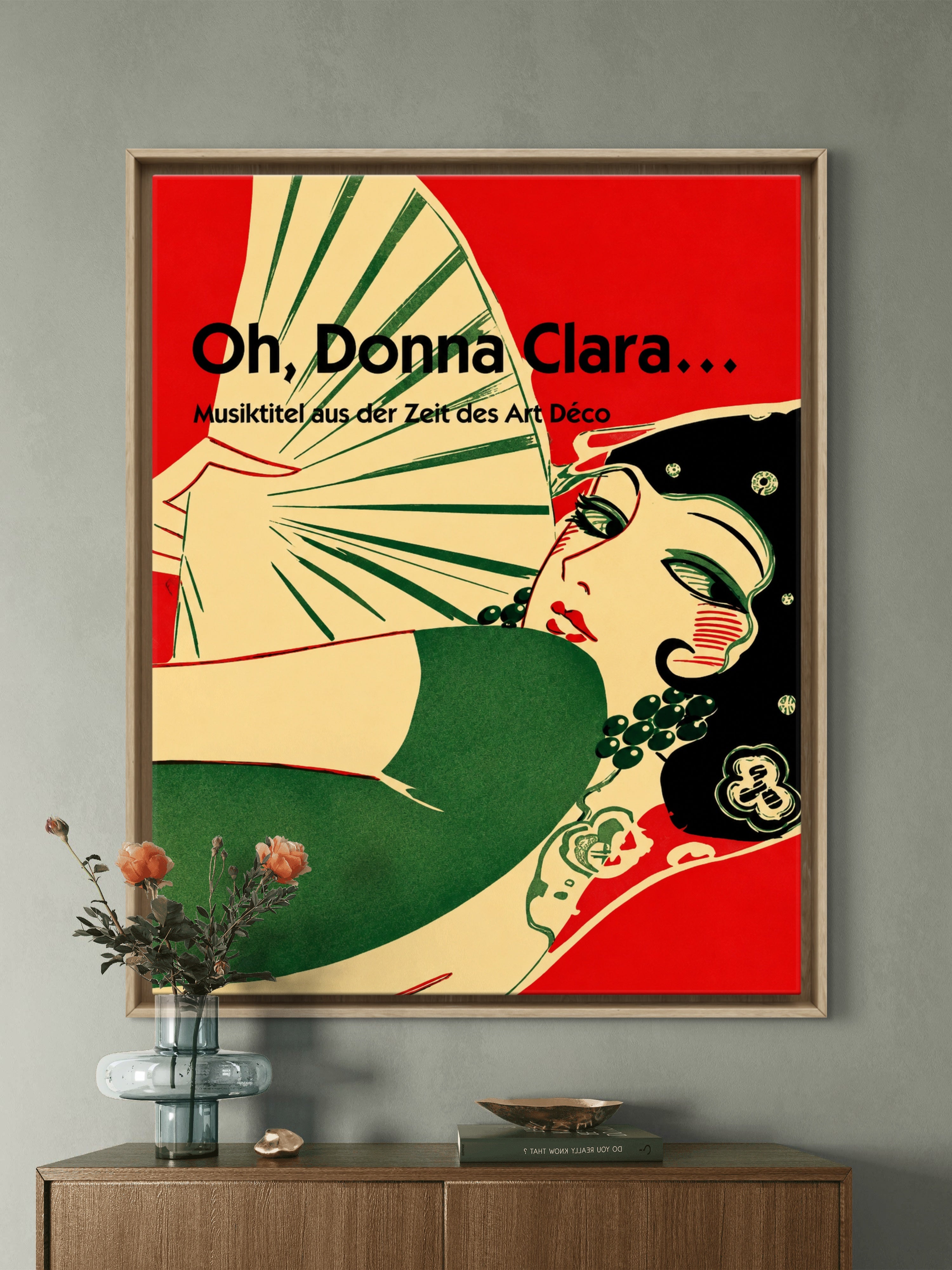 Oh, Donna Clara…, Mid 1920s Art Deco Cabaret Poster, Remastered by Elliott Best