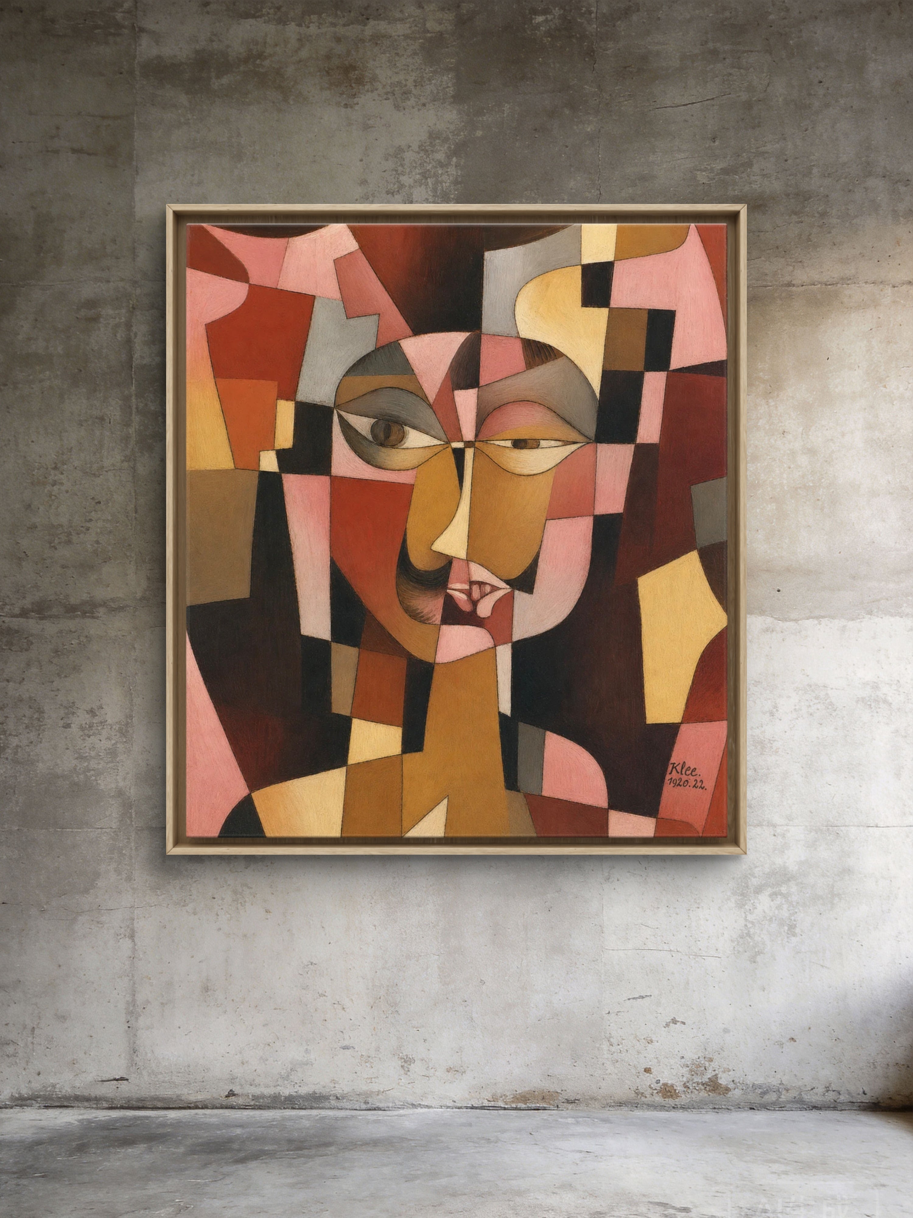 Head with German Moustache, 1920 Paul Klee’s Fragmented Portrait of a Changing Nation