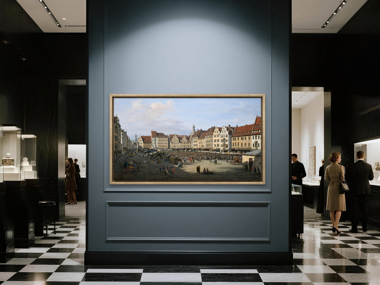 Dresden, Old Market, by Canaletto