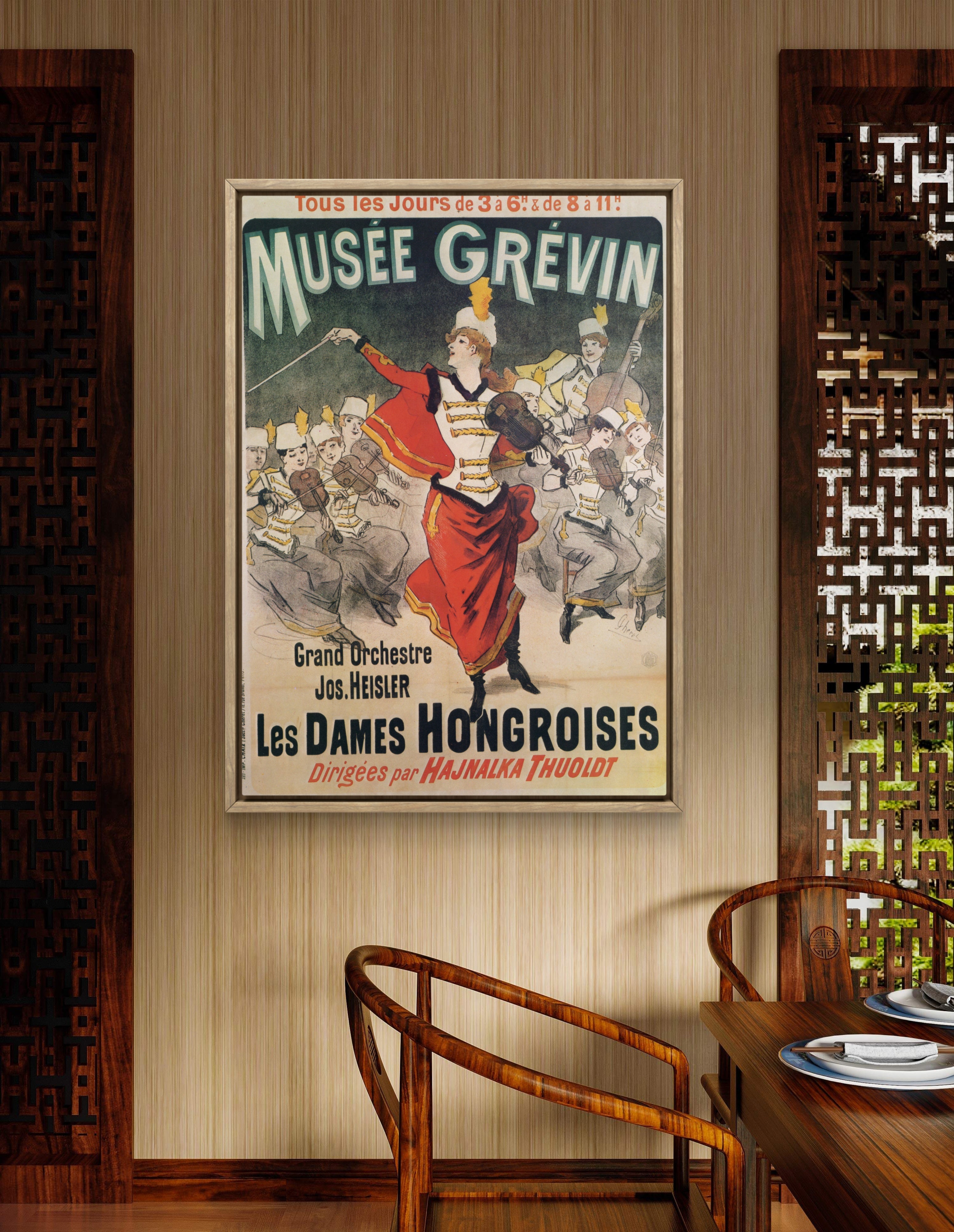 Jules Chéret Musée Grévin 1888 - Vintage Parisian Wax Museum Poster